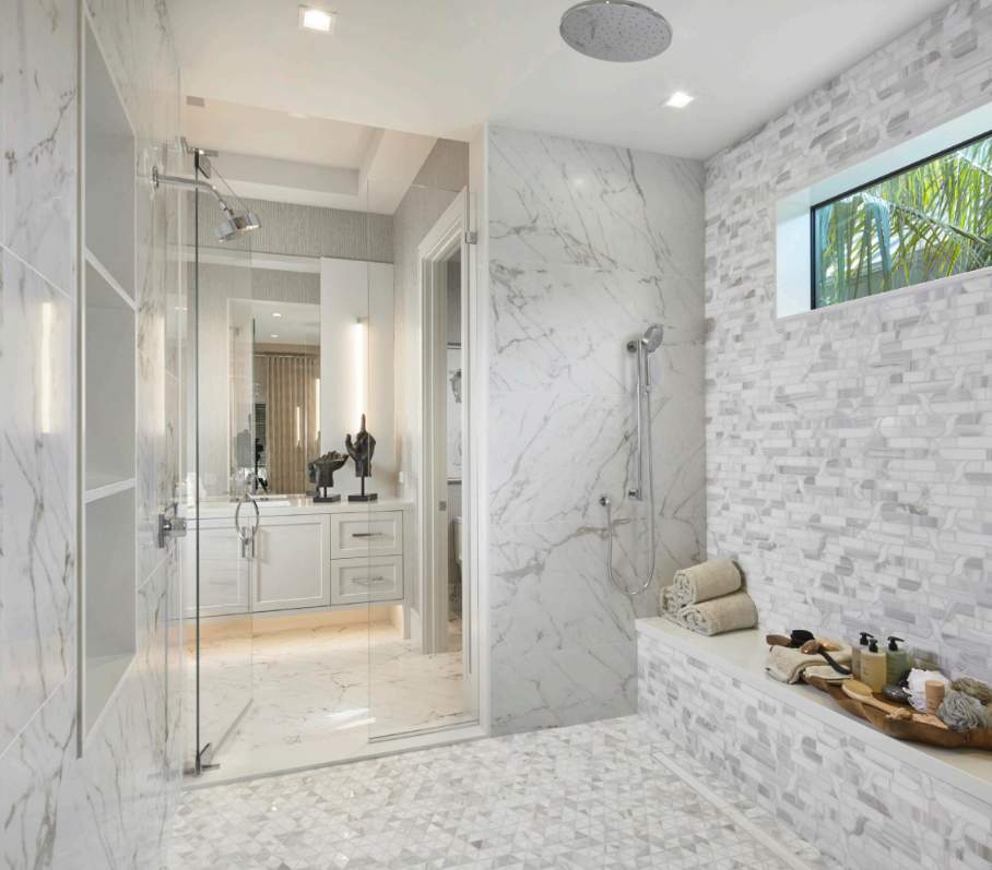 Luxury Estate Tile Installation by Naples Flooring Boutique