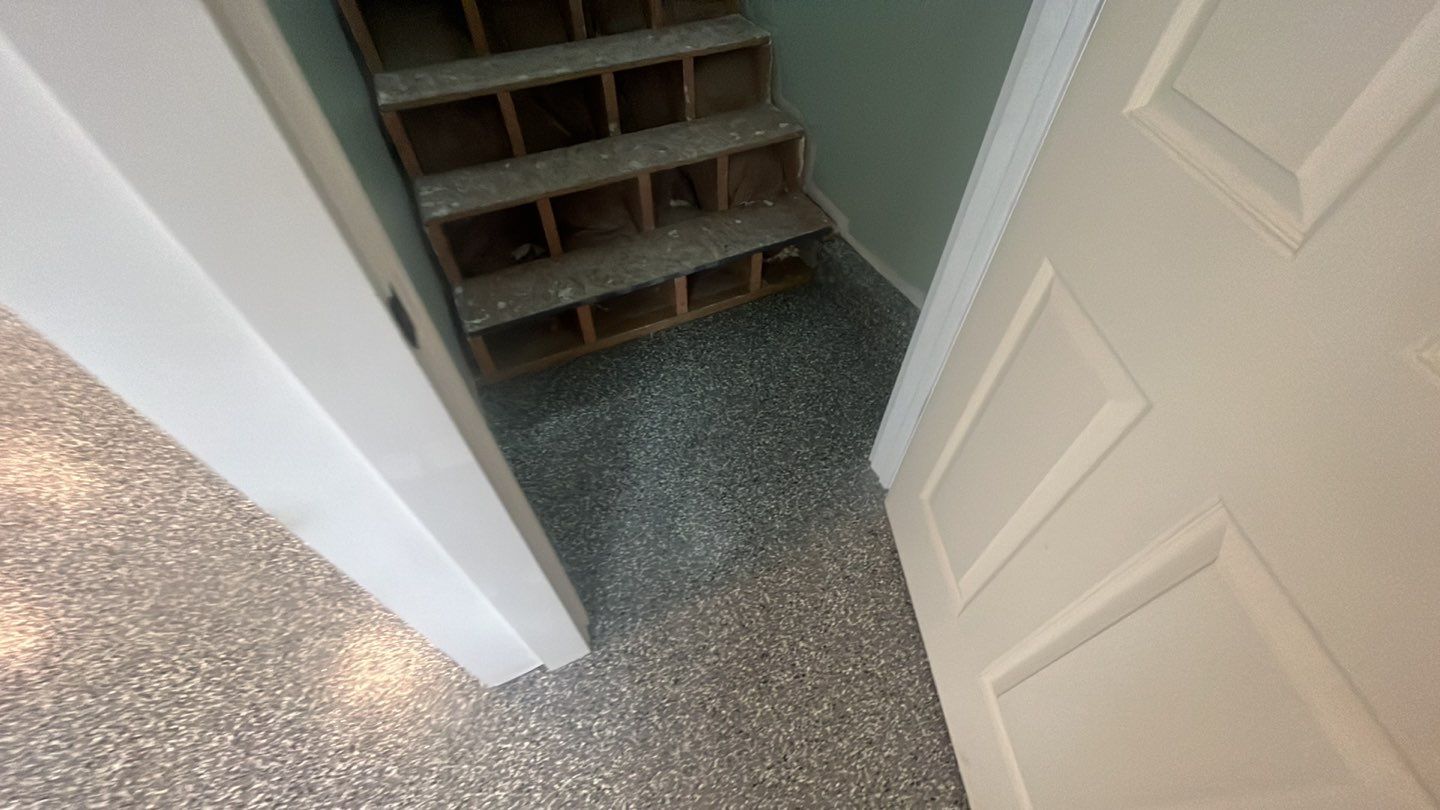 Godaire Basement TransFLOORmation by Symphony Concrete Coatings