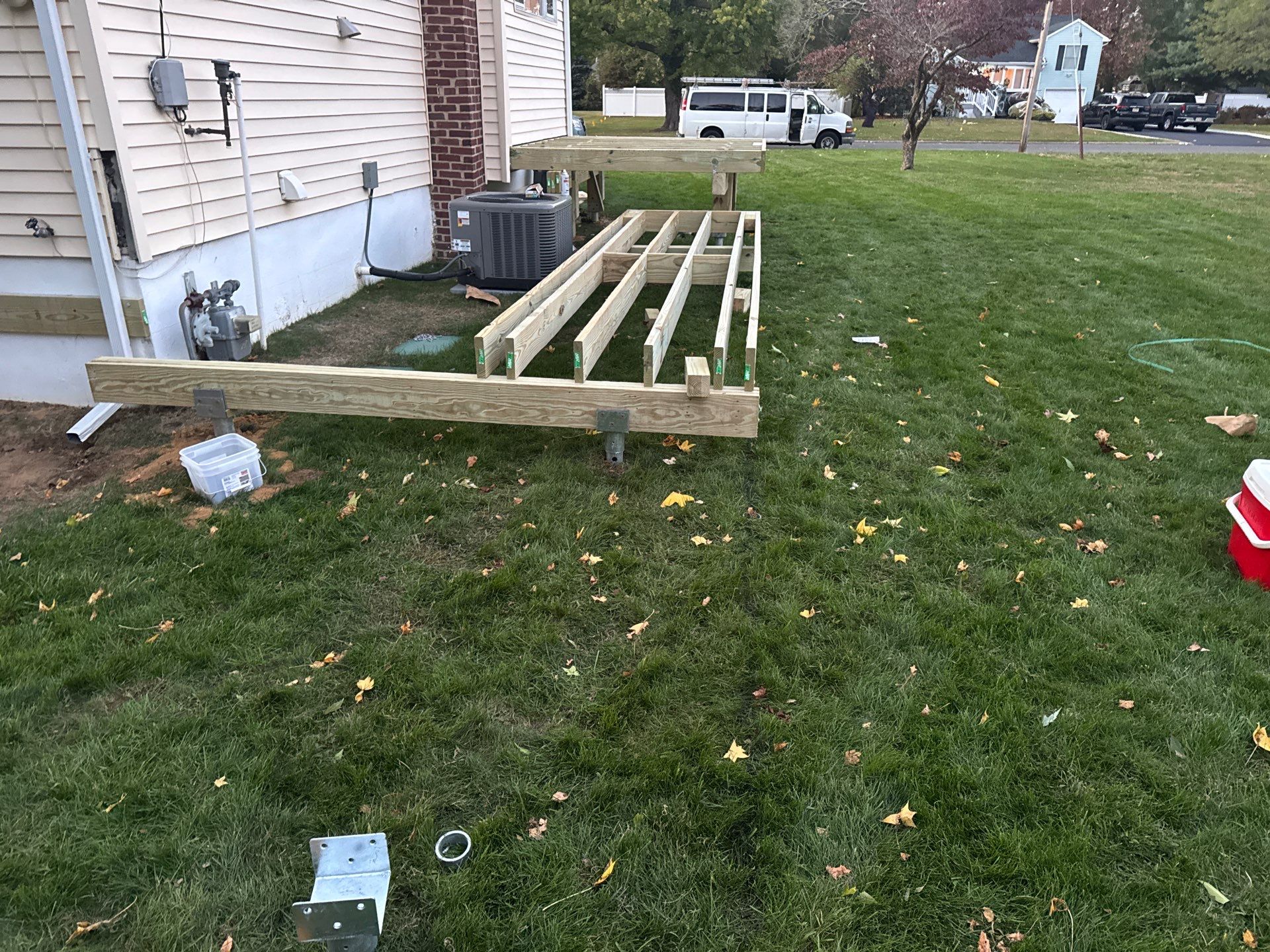New Deck with Sliding Patio Door by deck guardian