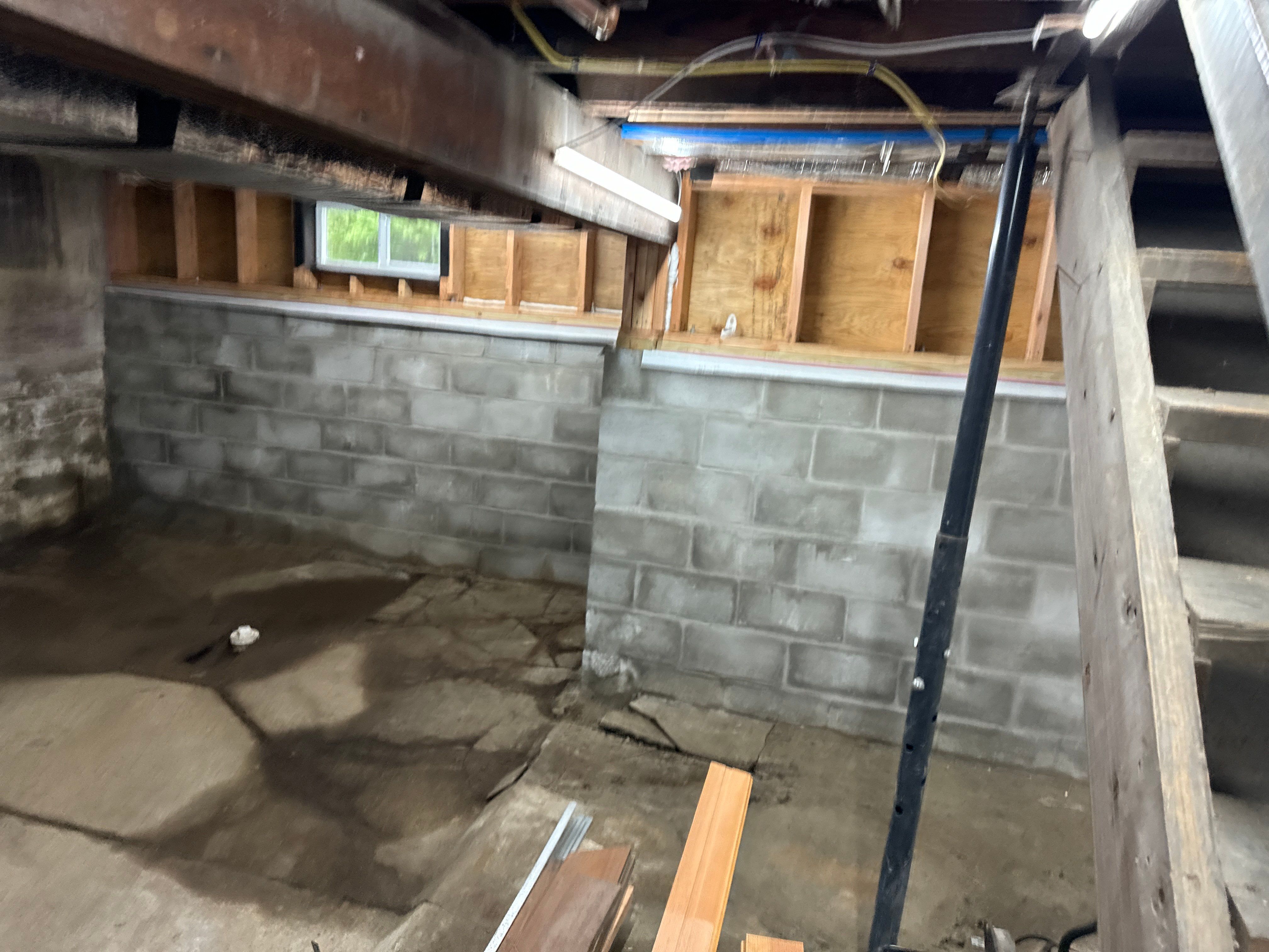 Interior French Drain Boonton NJ by Pure Service Pro, LLC 