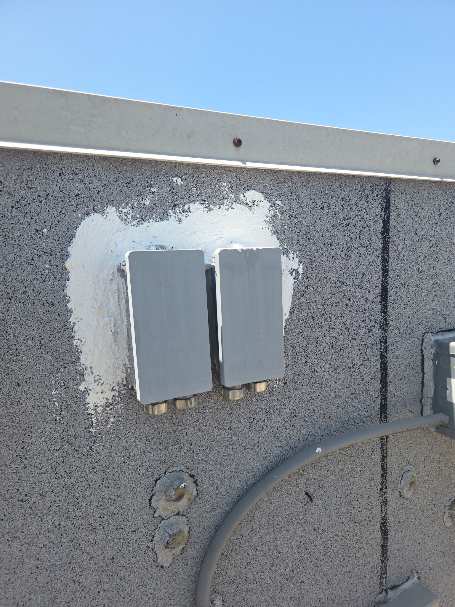 Modified Bitumen repairs.. a couple thousand dollars can save TENS of thousands and greatly prolong the life of your roof. by REPS Austin Area Roofer
