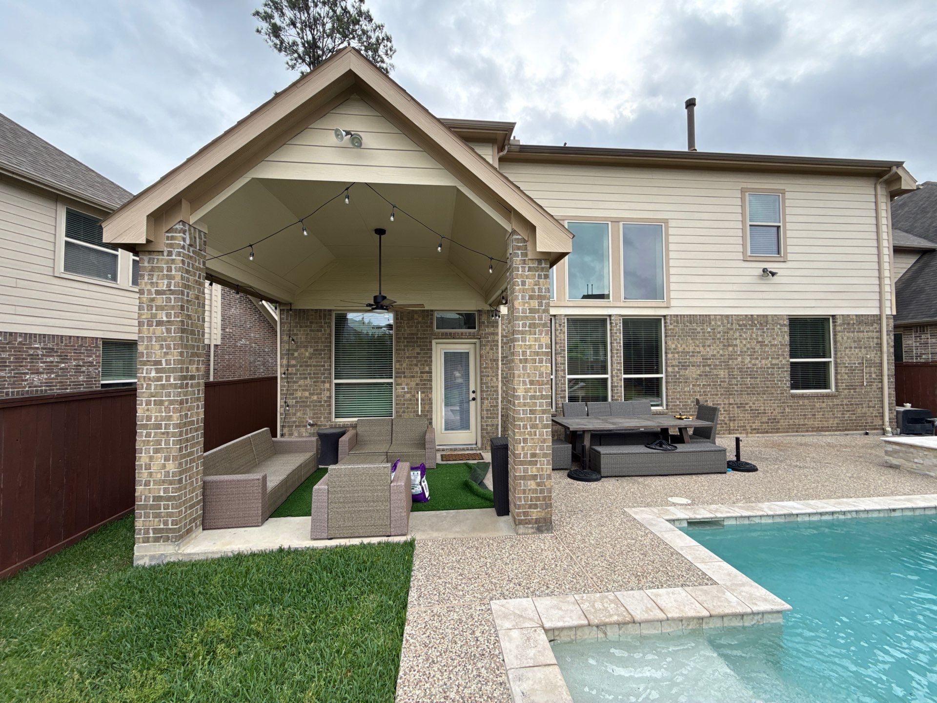 Patio and Summer Kitchen by SophAlx LLC