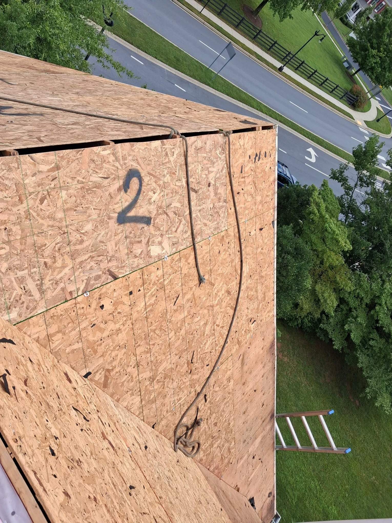 Multi-Story Residential Roof Replacement in Urbana by Frederick Roof Repair