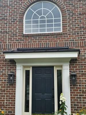 Porch Roof Addition using Standing Seam Metal Roof