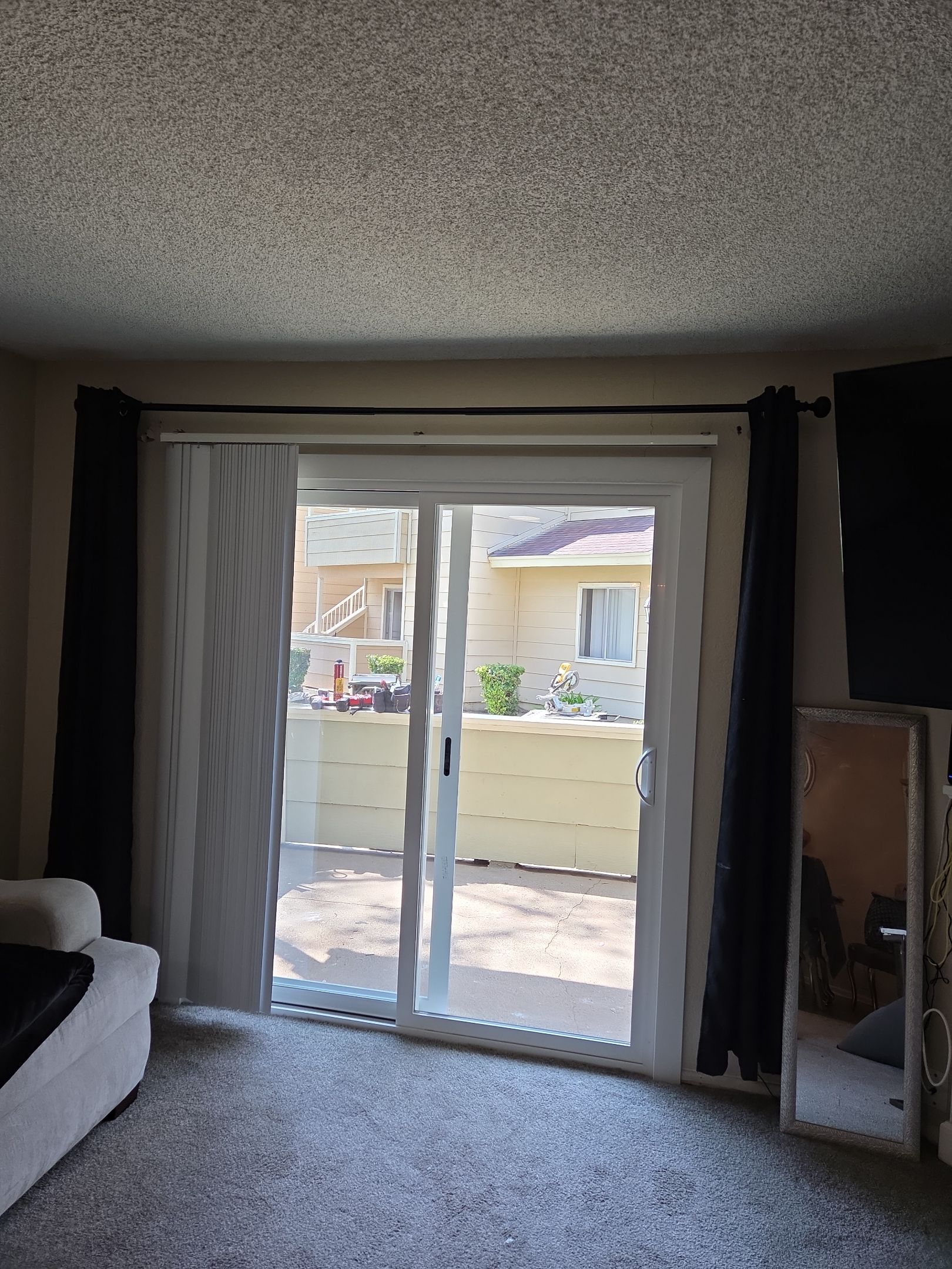 Patio Door Replacement in Apartment units by American Window Company