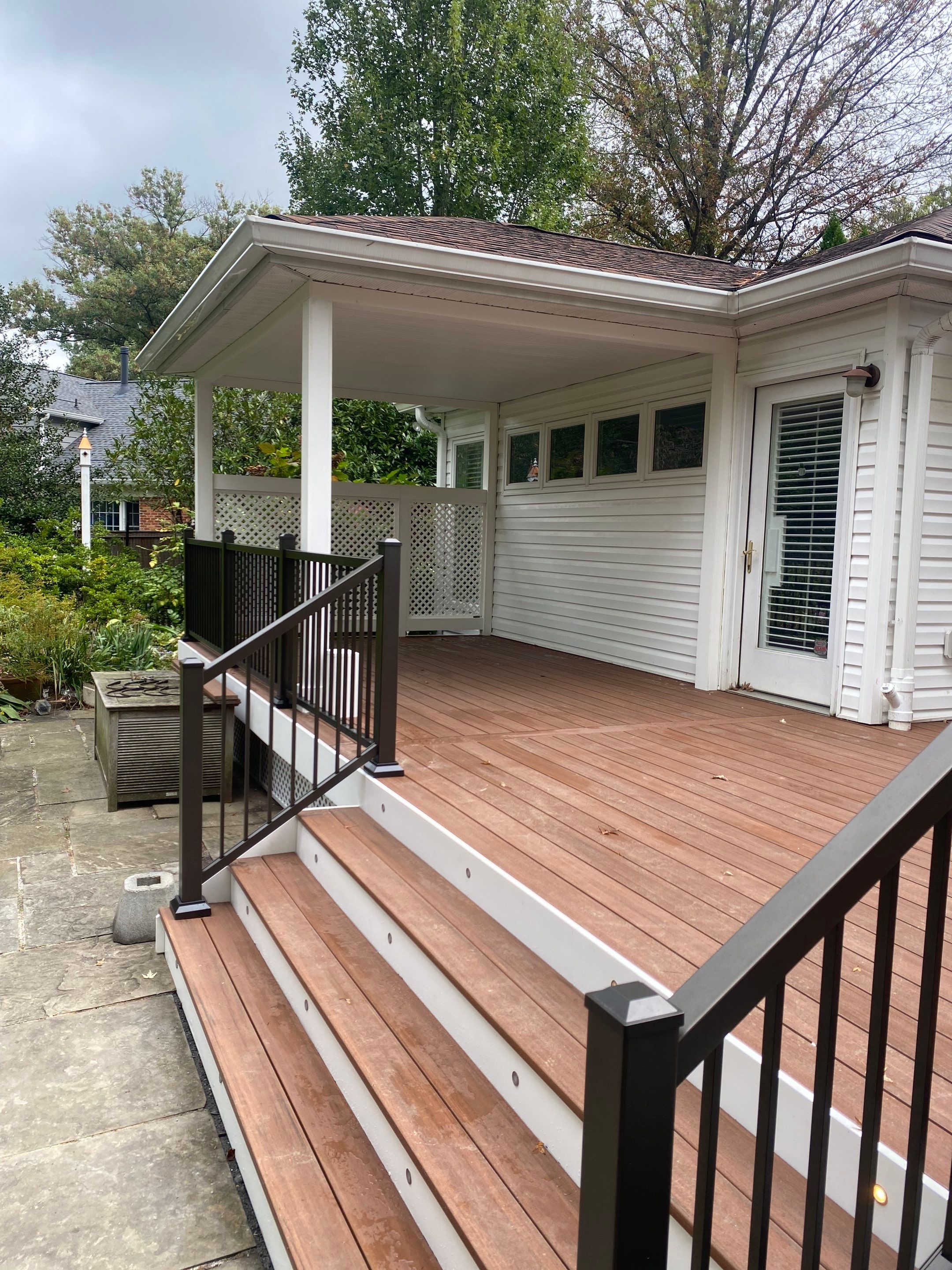 Deck Transformation using Timbertech & Azek by The Smet Companies, LLC