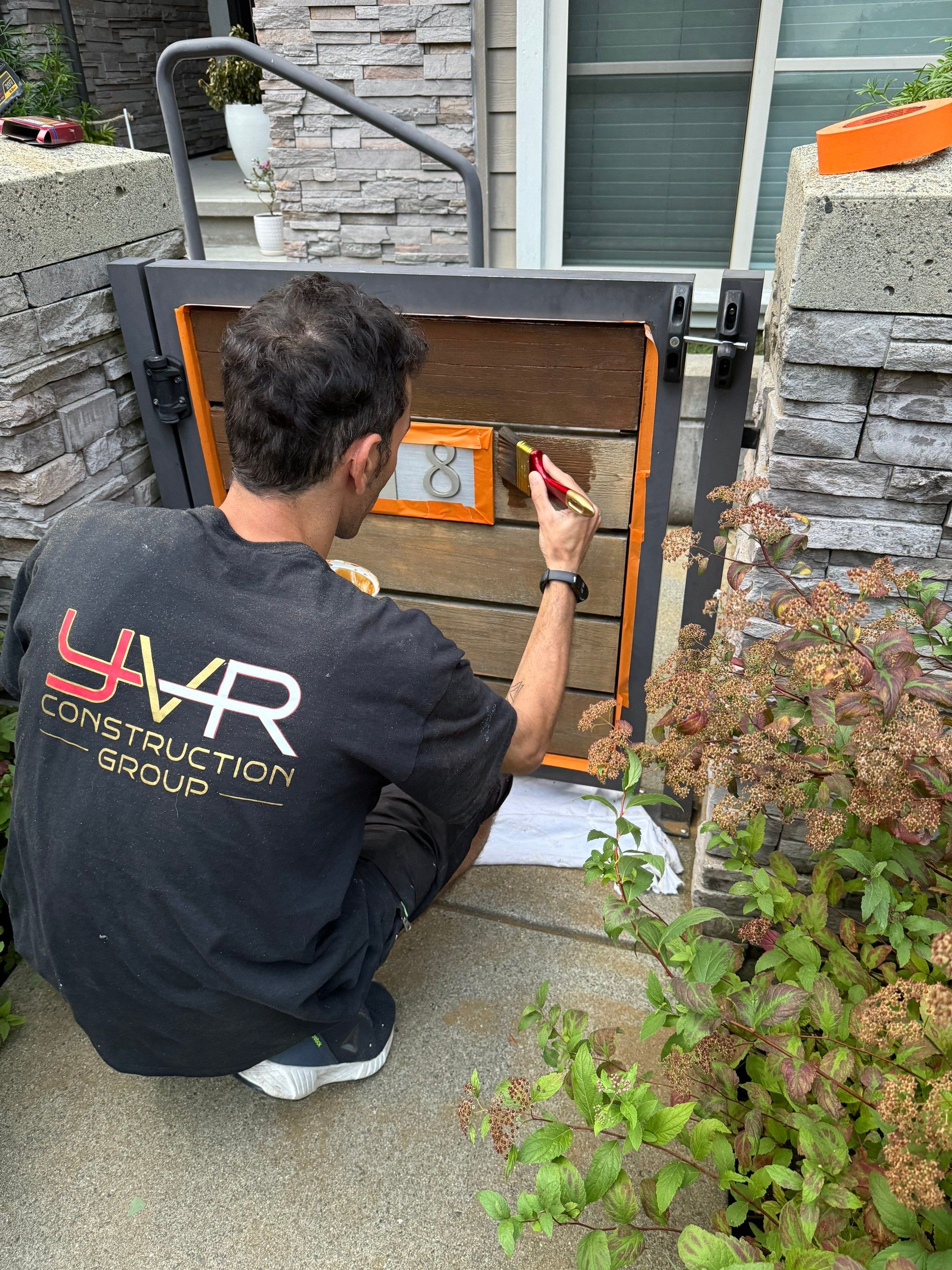 Gate Staining Project by YVR Construction Group