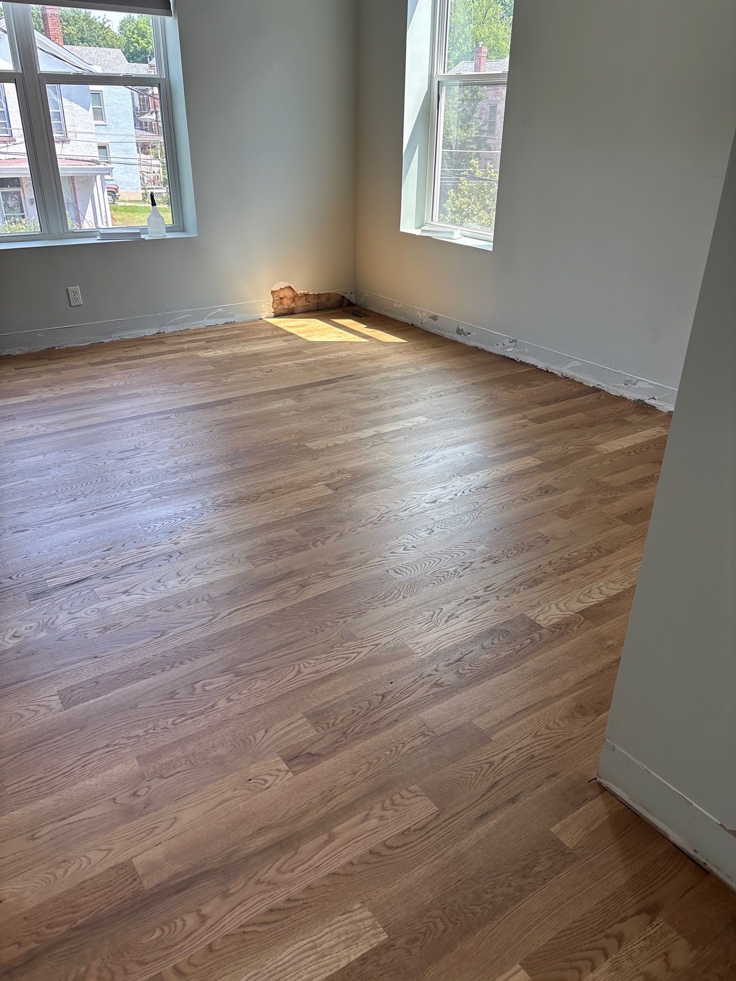 White Oak Hardwood Floor Installation in Cincinnati by Footprints Floors Kentucky