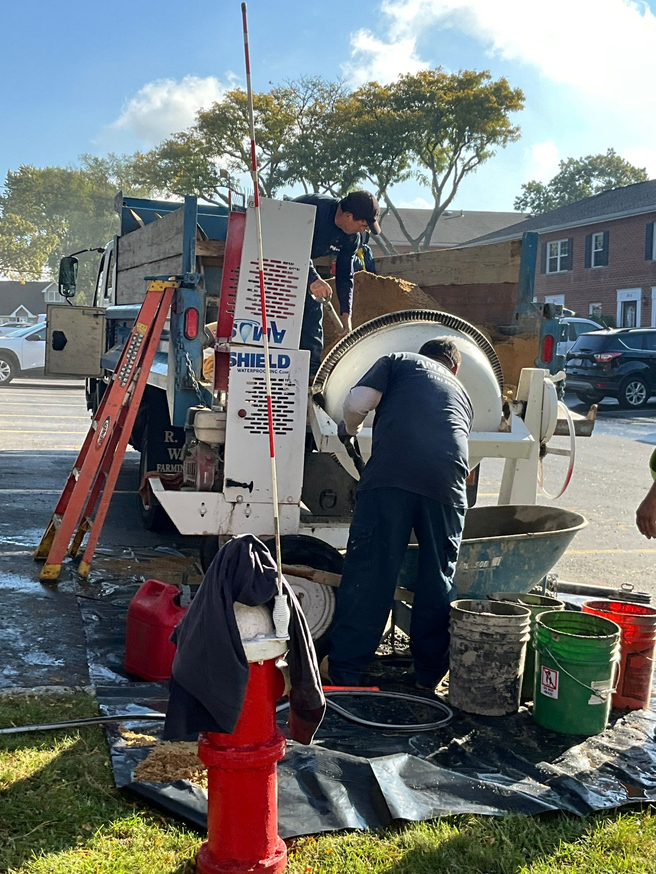 301 Hicksville Rd • Bethpage, NY 11714 by A.M. Shield Waterproofing, Corp.