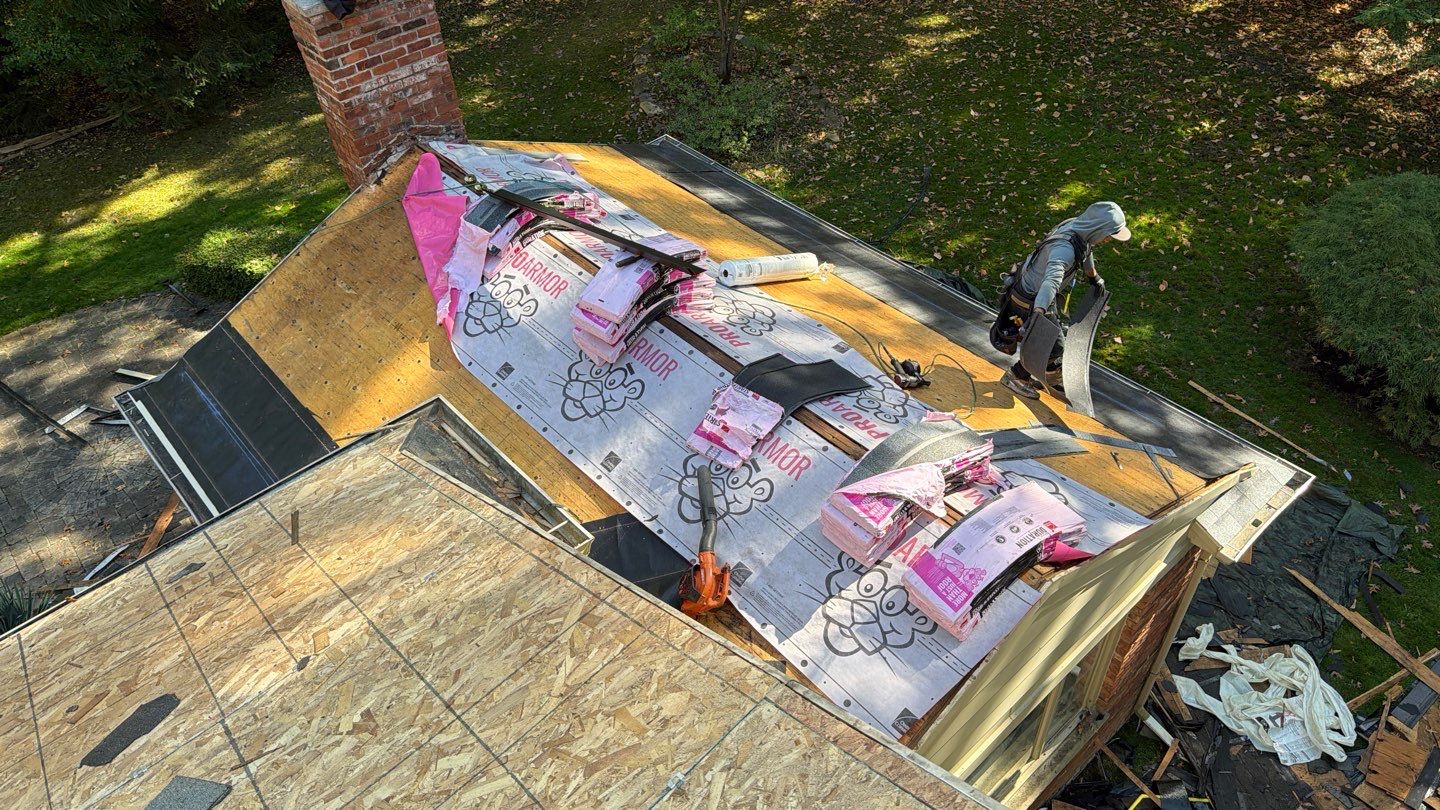 Roof Replacement using Owens Corning Slatestone Gray by 180 Contractors