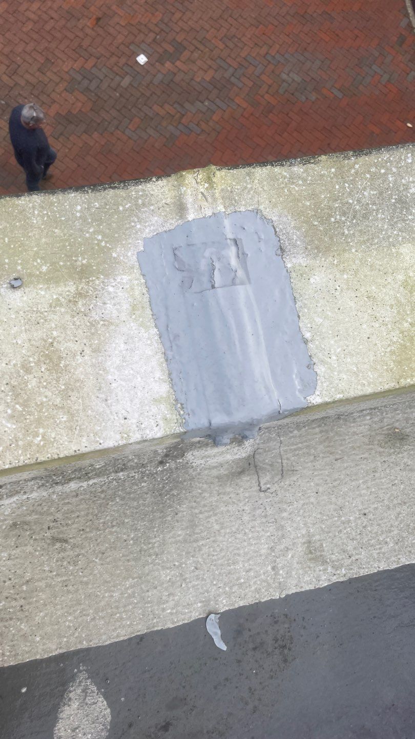 EPDM (rubber) Roof Cleaning using Honda 15lpm Low Pressure Washing Machine by Ges Exterior Cleaning ltd