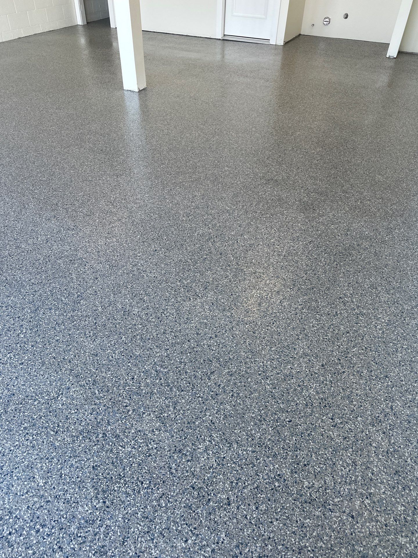 Cayucos Garage Floor Epoxy Coating with Moisture Vapor Barrier by MGP Coatings