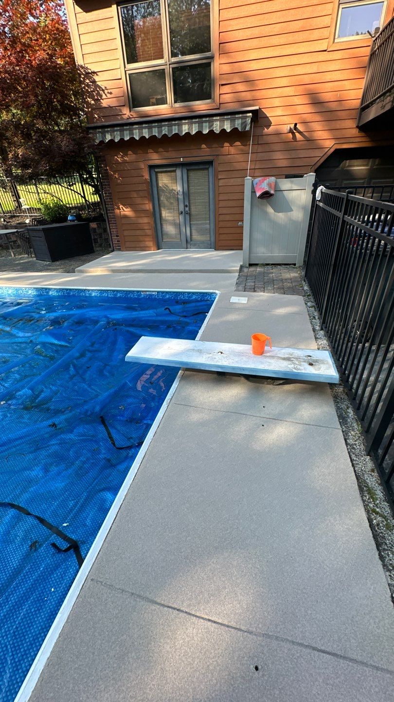 Pool Deck Project in Coraopolis by Floors in a Day, Inc