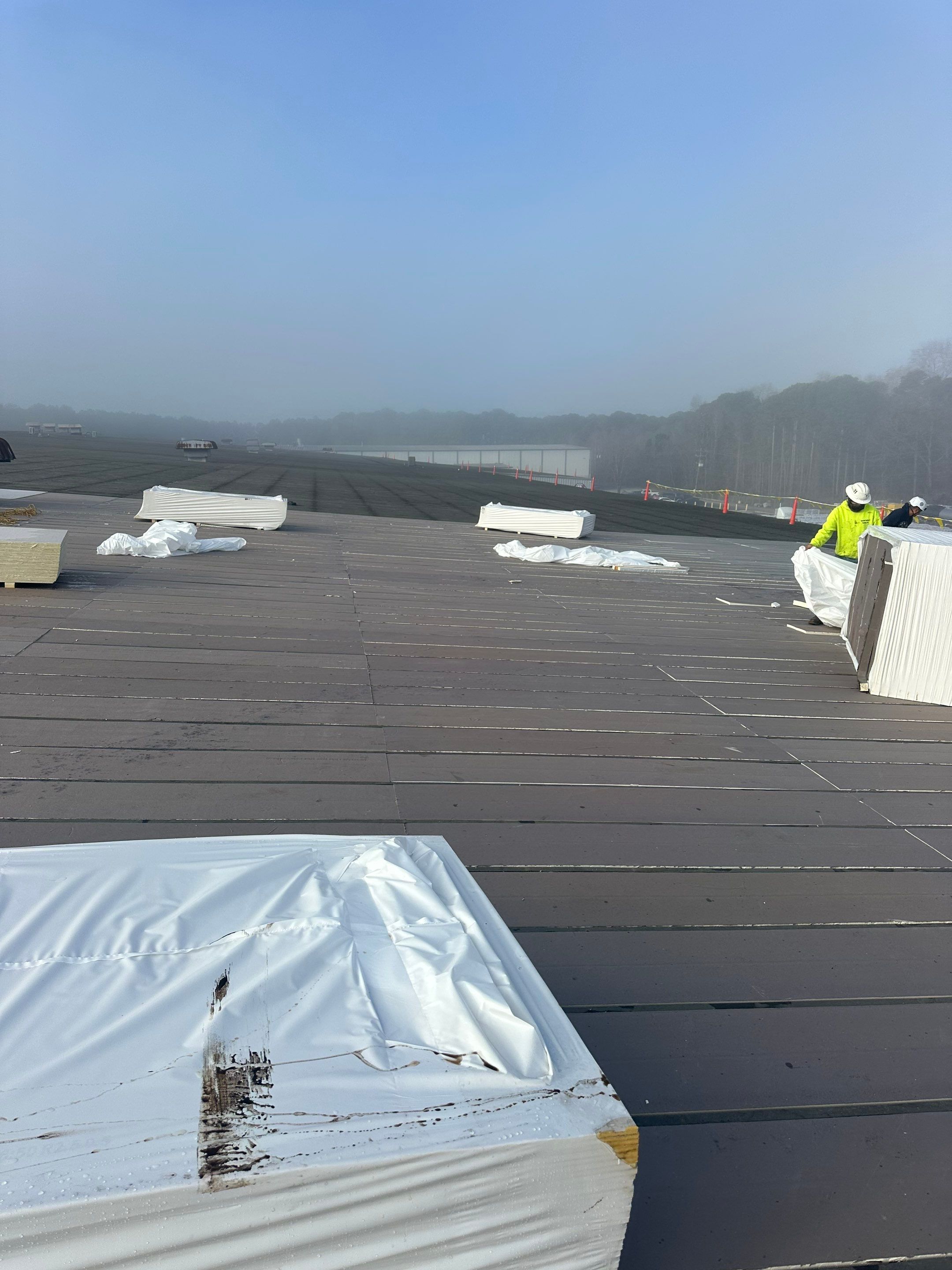 Project in Hampton, GA by Commercial Roofing Group