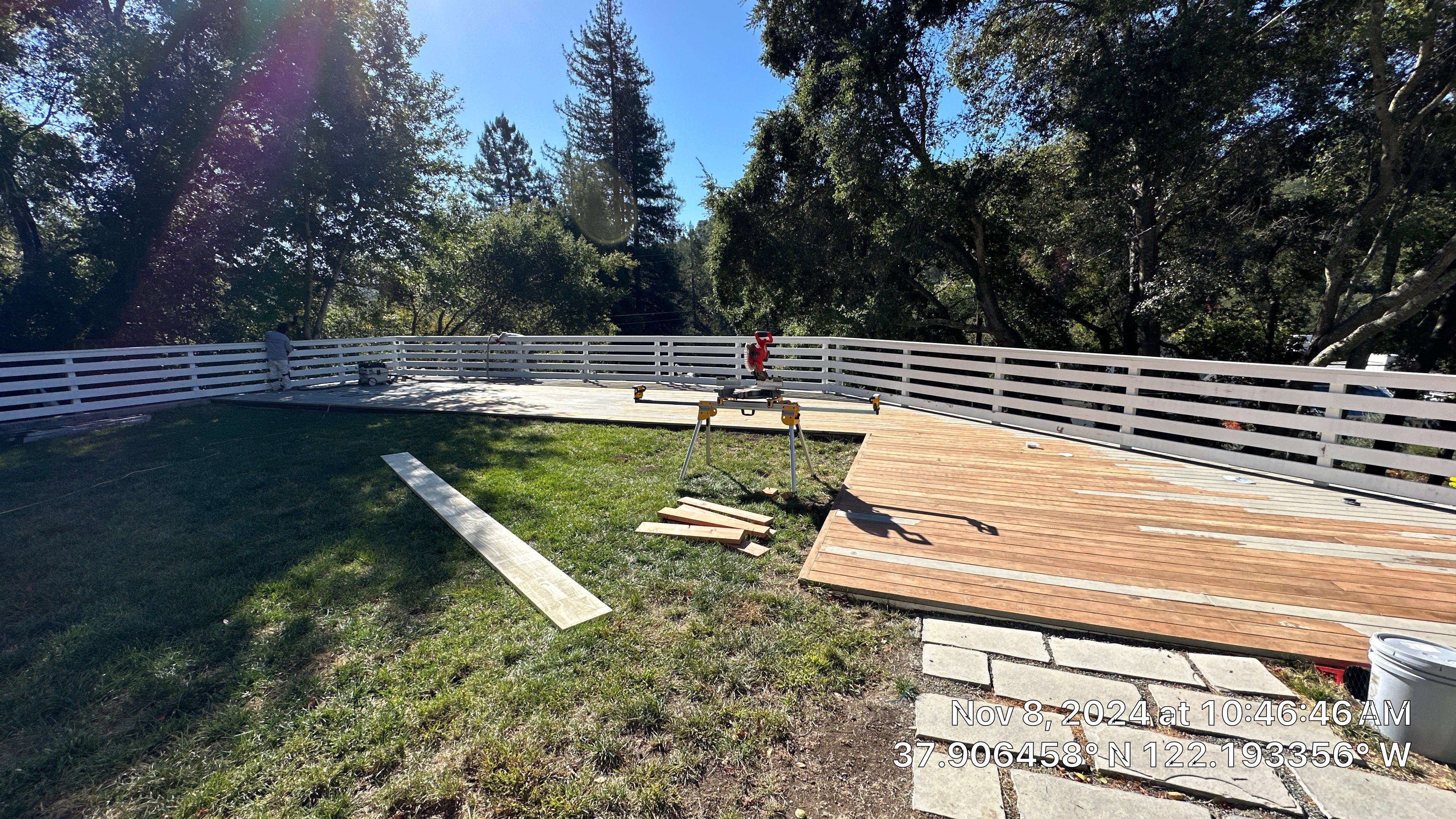 Deck Repaint using Sherwin-Williams by Herrera’s Bay Area Painting inc.