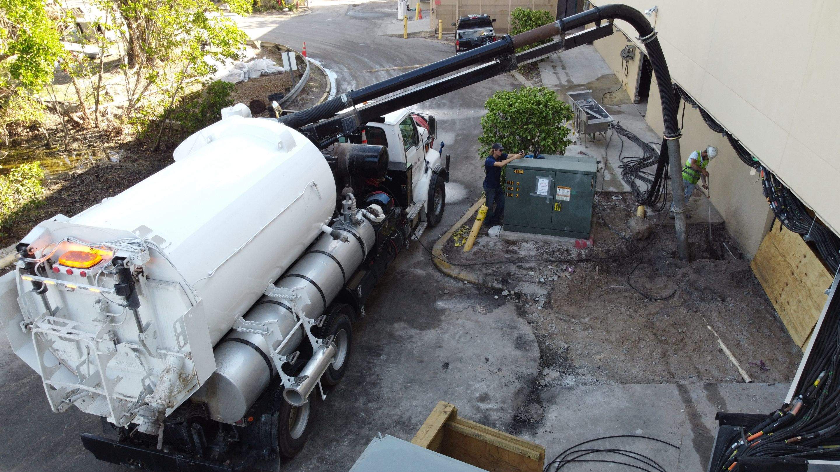 Ritz-Carlton North Service Road Daylighting by Don Mar, Inc. Storm Water Solutions