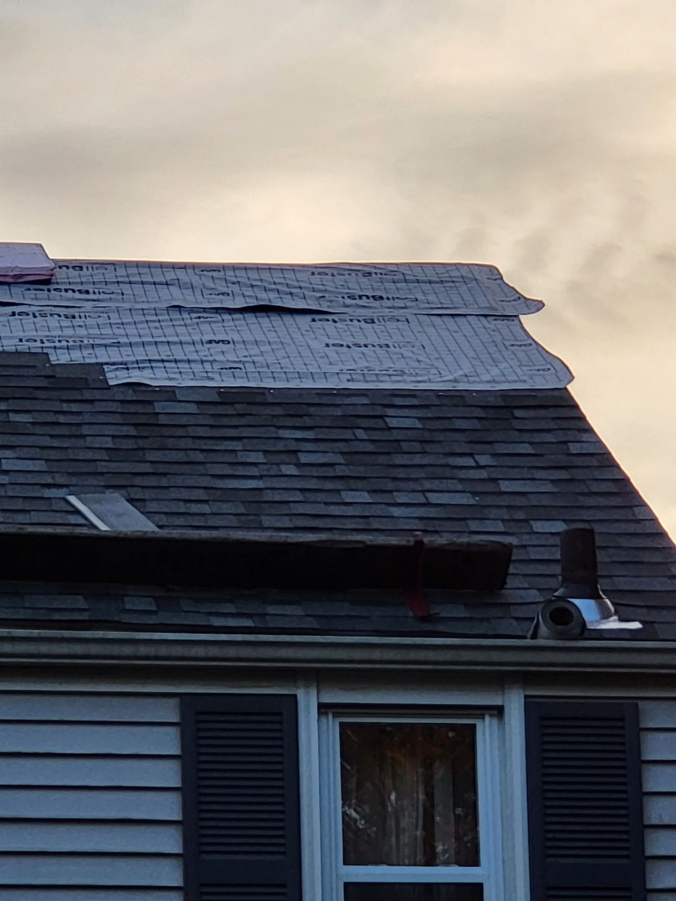 Residential Roofing Installation using Owens Corning TruDefinition Slatestone Gray by A Plus Exterior
