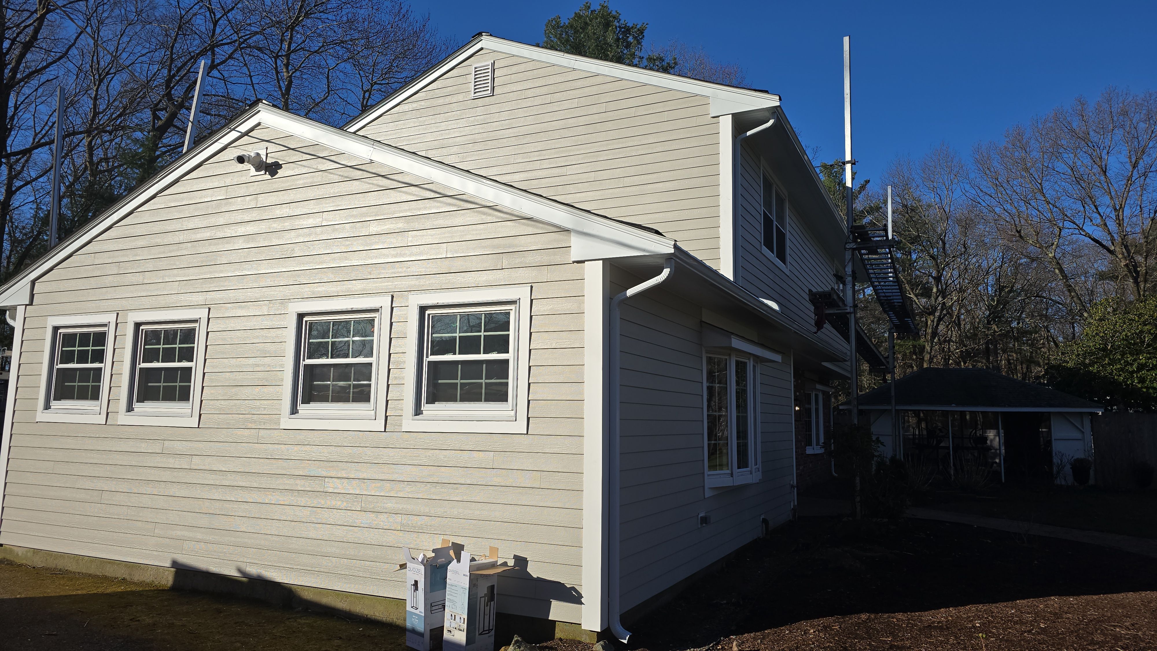 Jmaes Hardie in Medway, MA by UBrothers Construction