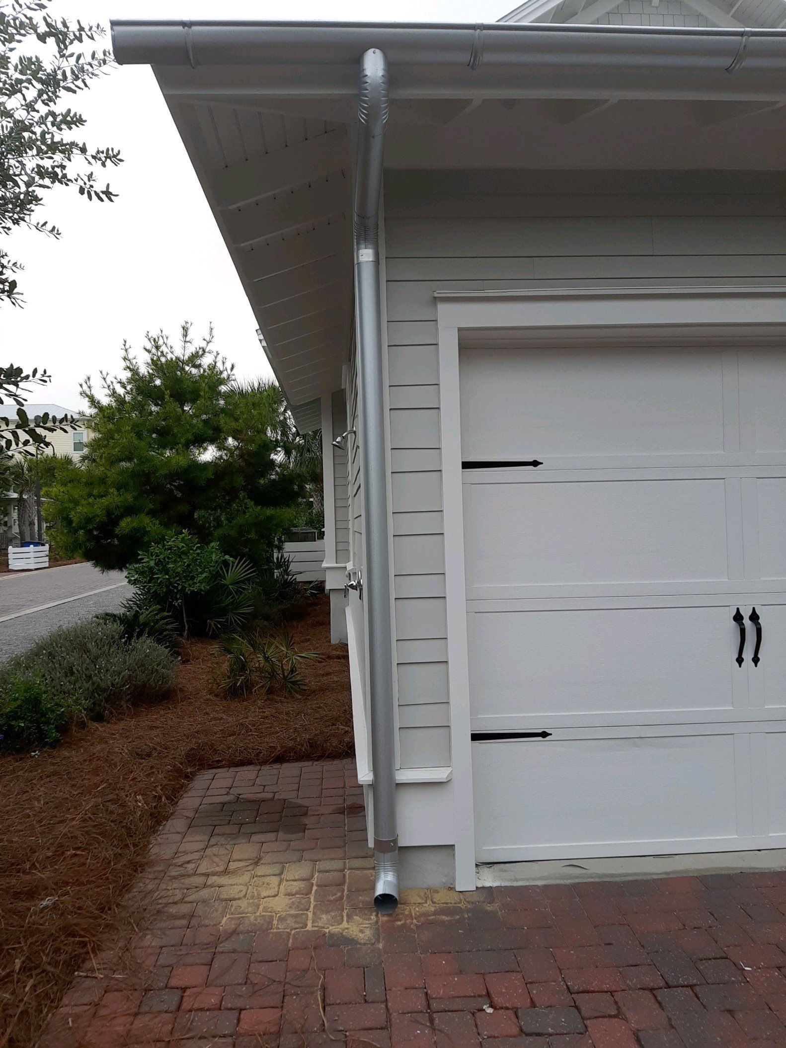 Gutter Installation using Galvalume Half Round Seamless Gutters and LeafBlaster Pro Gutter Guards by Gutter Professors