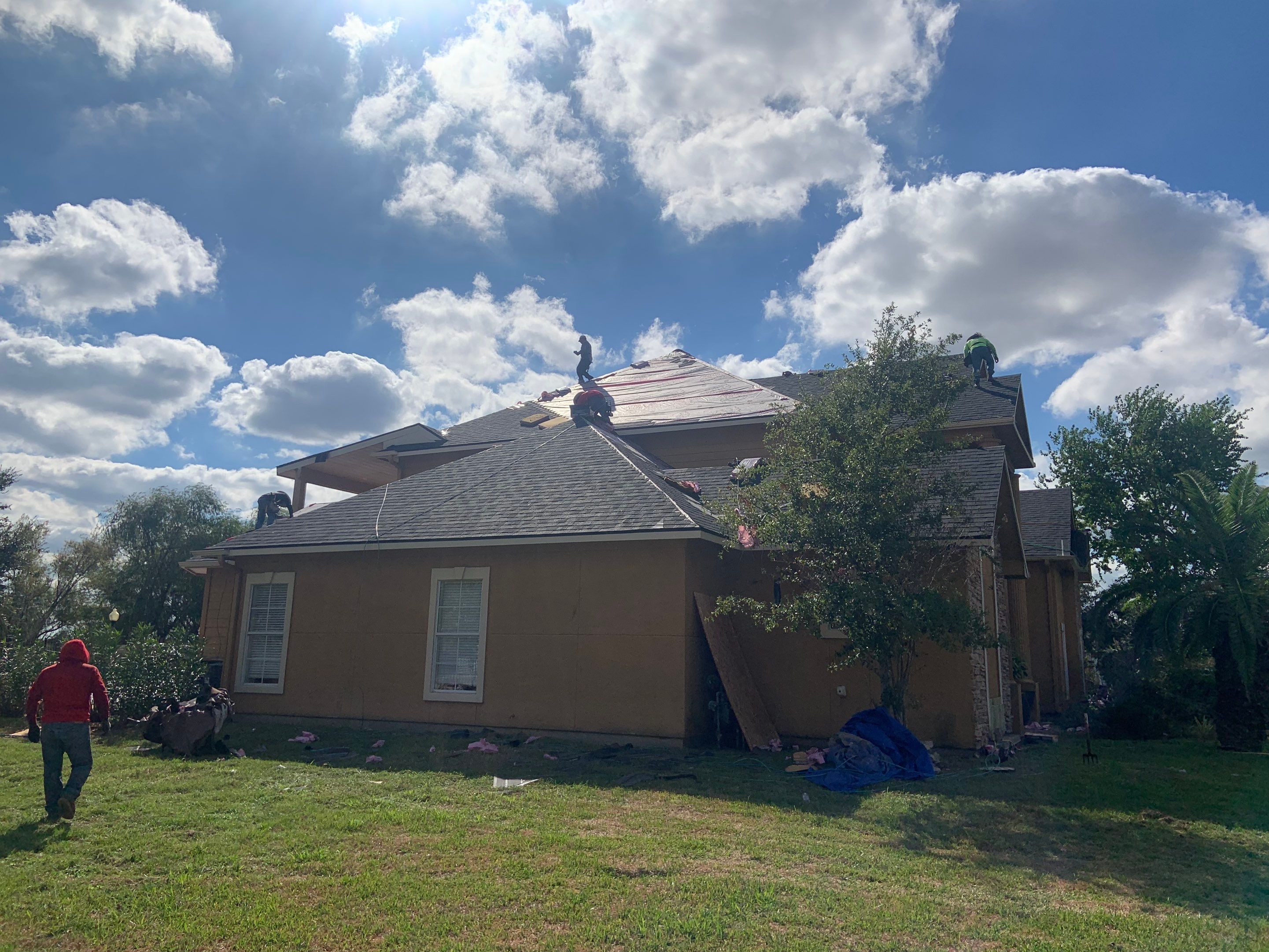 Residential Roofing Installation using Owen's Corning Duration (Lifetime) Shingles by Roof Repair Company