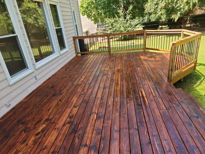 Deck using Wood Sealant