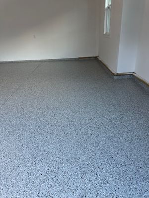 Garage Floor Coating using Coyote