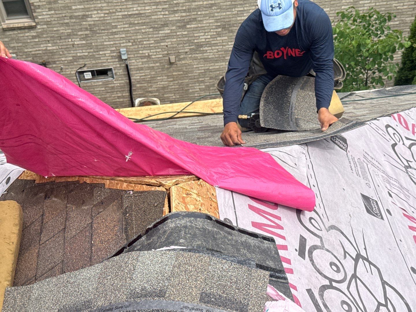 Roof Replacement using Owens Corning Duration Flex by 180 Contractors