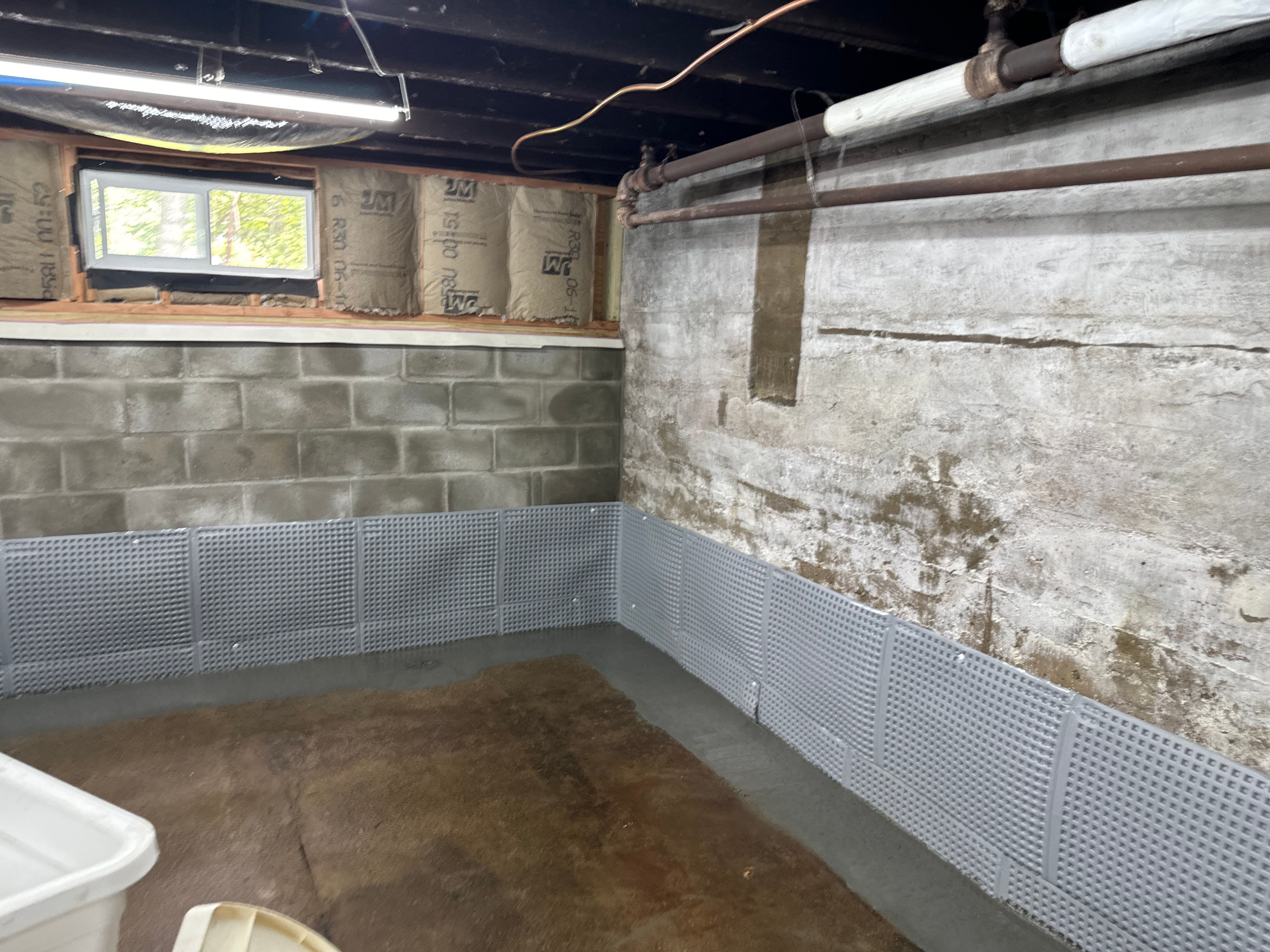 Interior French Drain Boonton NJ by Pure Service Pro, LLC 
