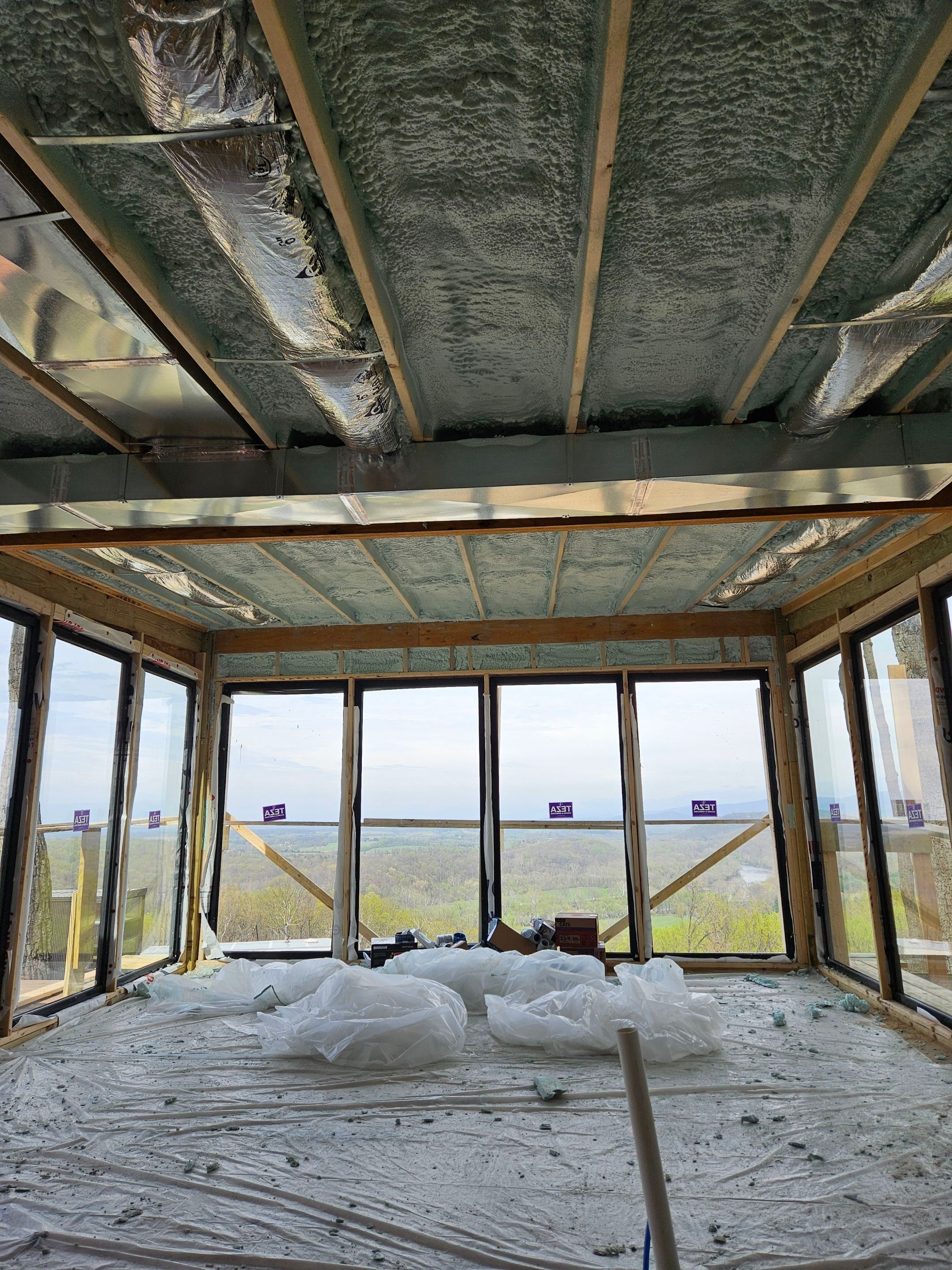 Project in Bluemont, VA by Founders Insulation