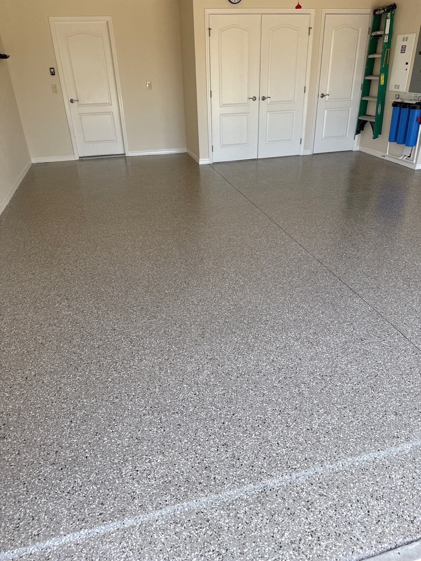 Garage Pebble Beach by Innovative Concrete Coatings 