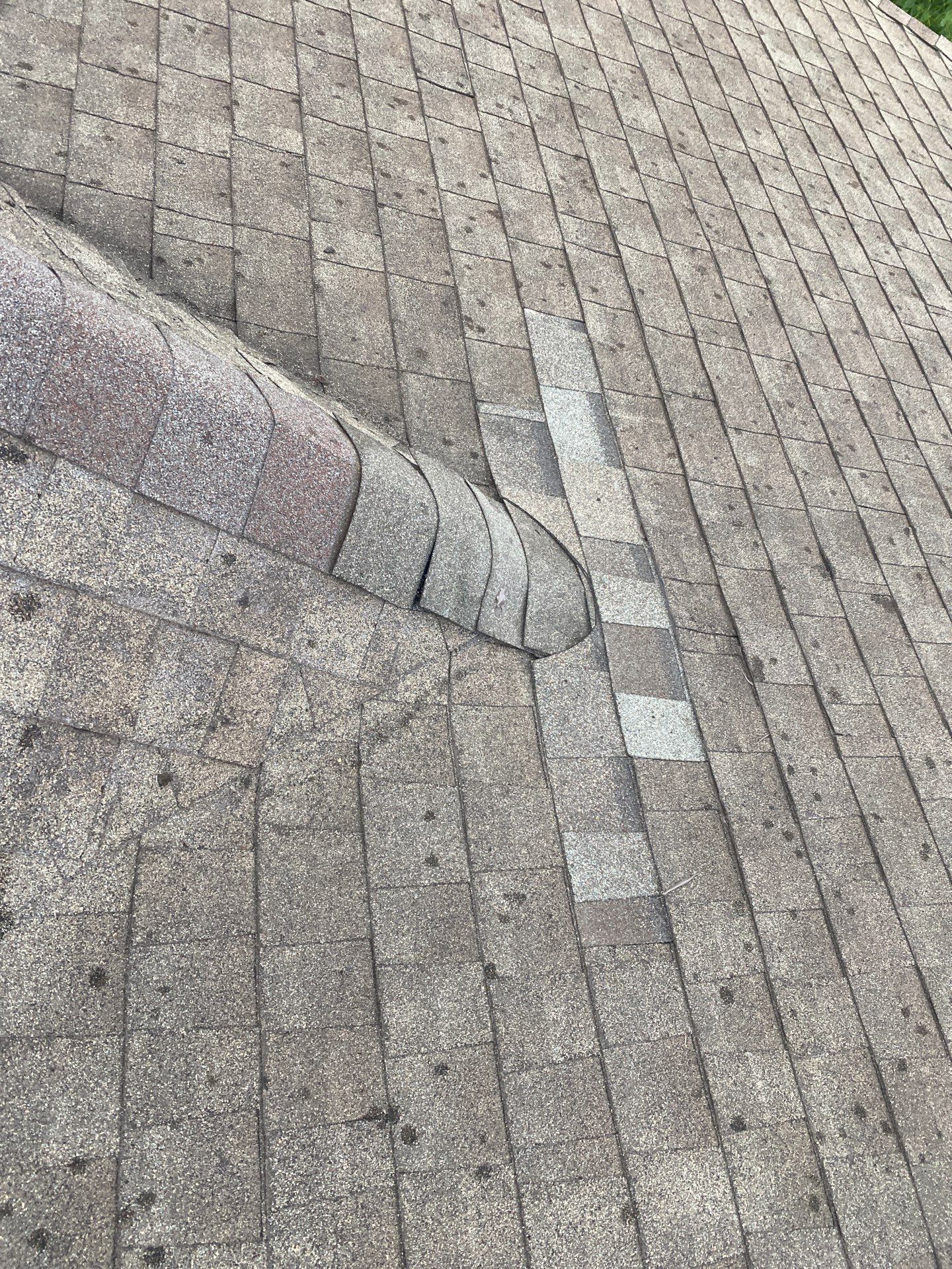 Hail Damage using Owen's Corning Duration (Lifetime) Shingles by Roof Repair Company