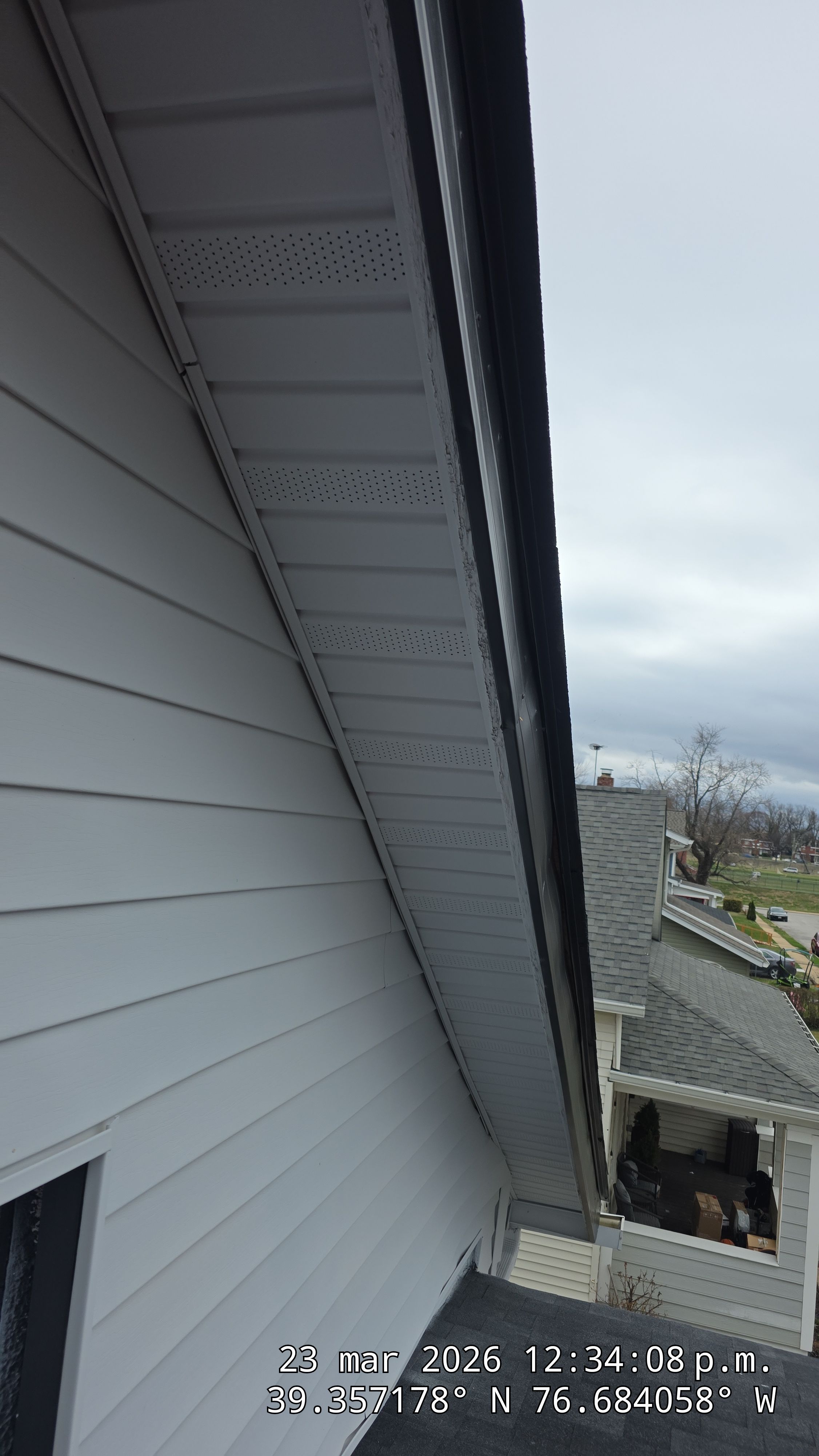 Gutter project in Baltimore by ZA&MY SERVICES LLC