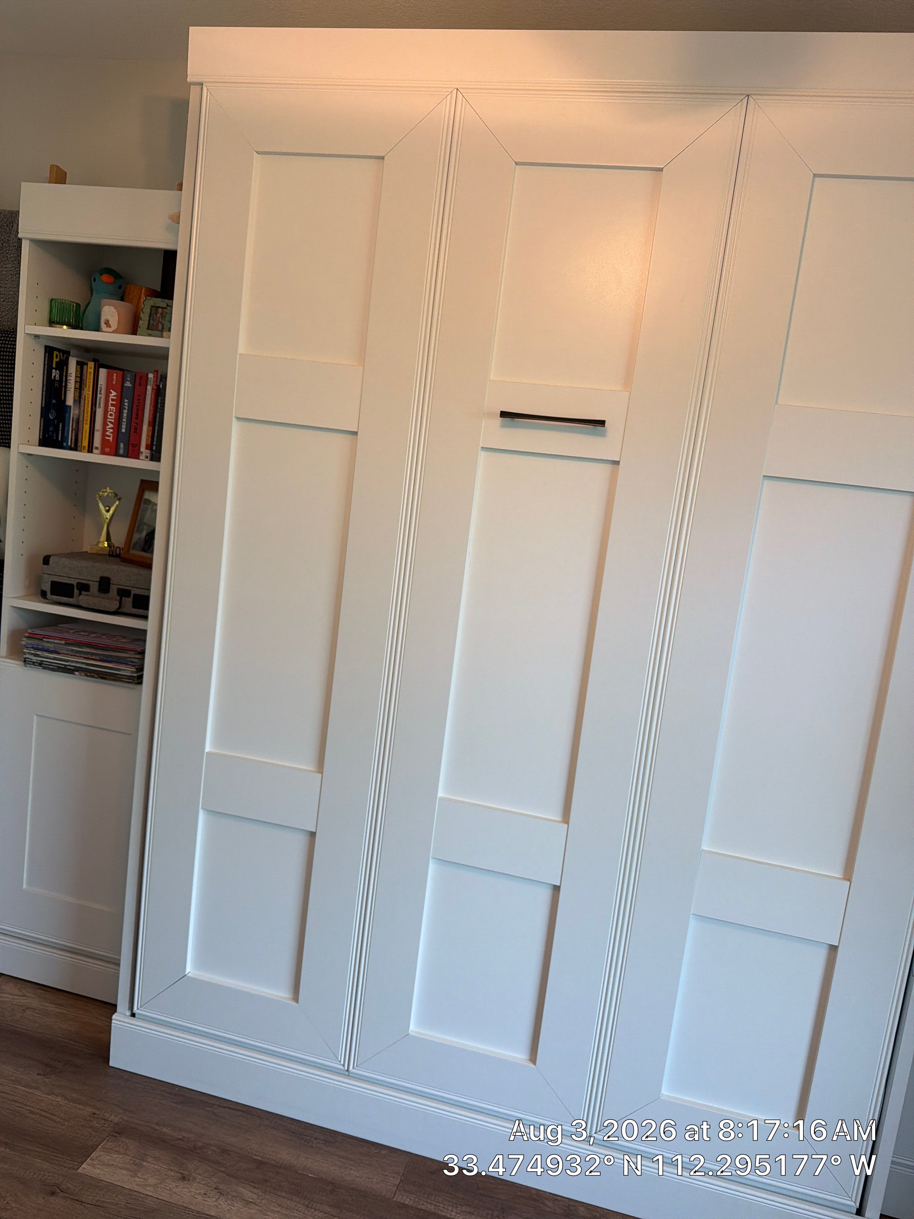 Custom Home Office and Murphy Bed Installation in Avondale by CompanyCam Sales Demo