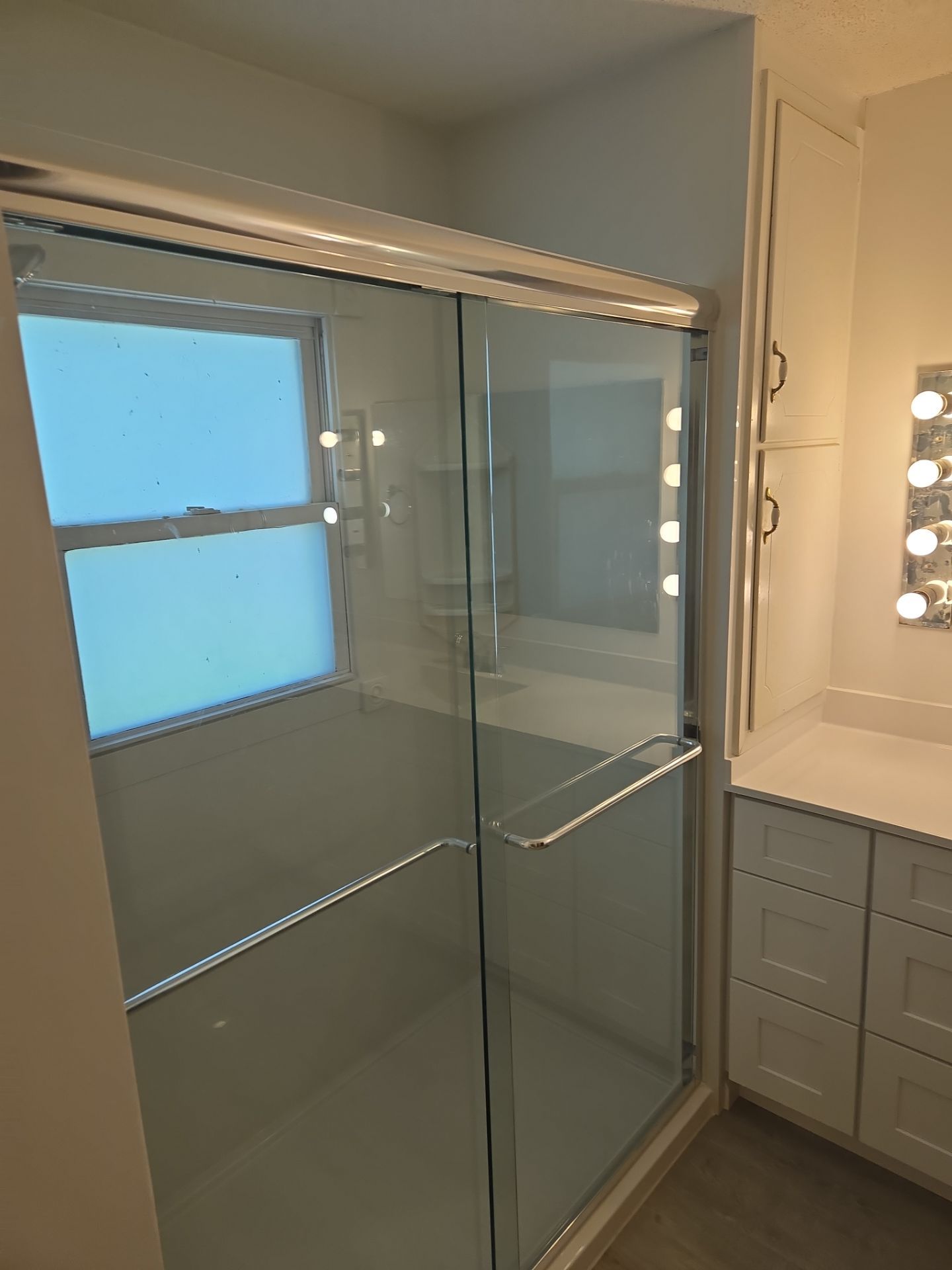 Bathroom Remodel using Shower Door by The Shower Company