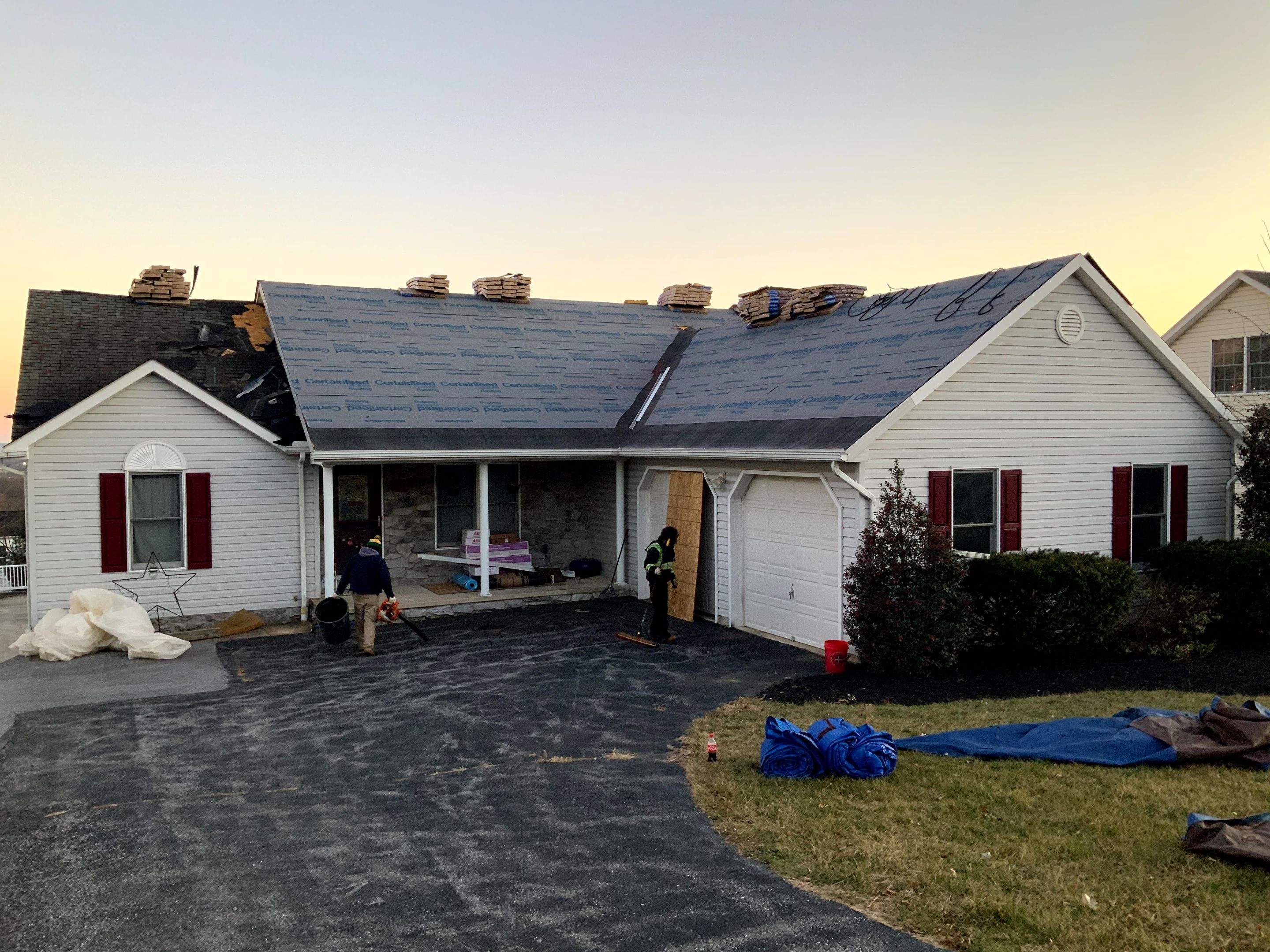 Residential Roofing Installation using CertainTeed Shingles by Alpha Design Services