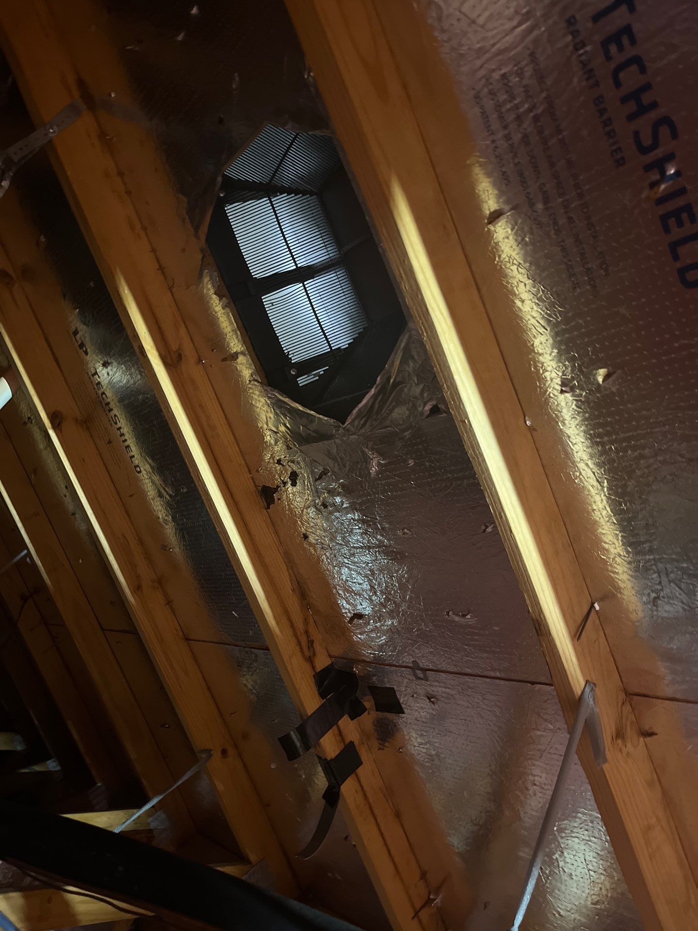 Hail Damage using Owen's Corning Duration (Lifetime) Shingles by Roof Repair Company