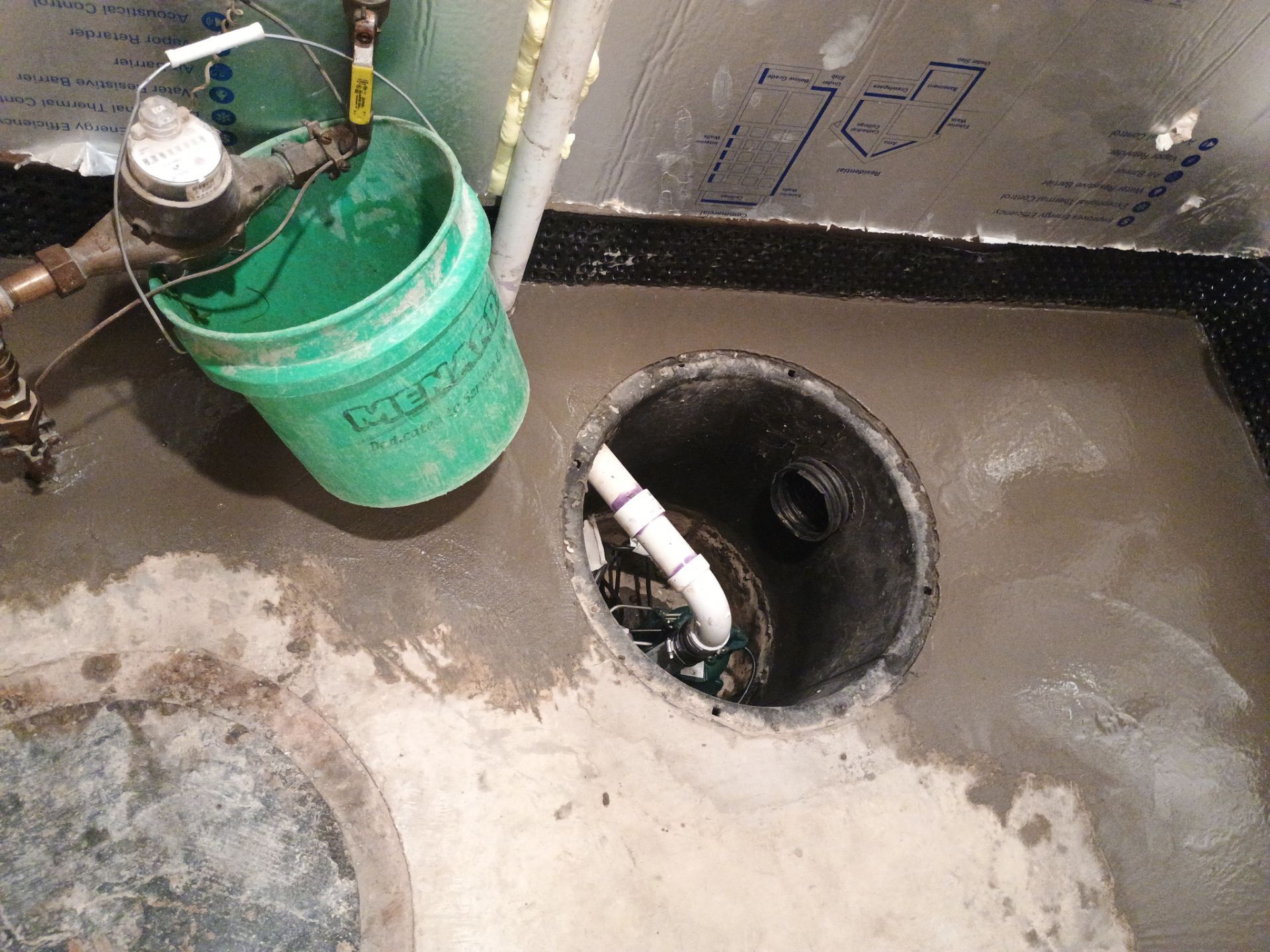 Interior Drain Tile & Buried Discharge in St. Anthony, MN by Waterproofing Northeast
