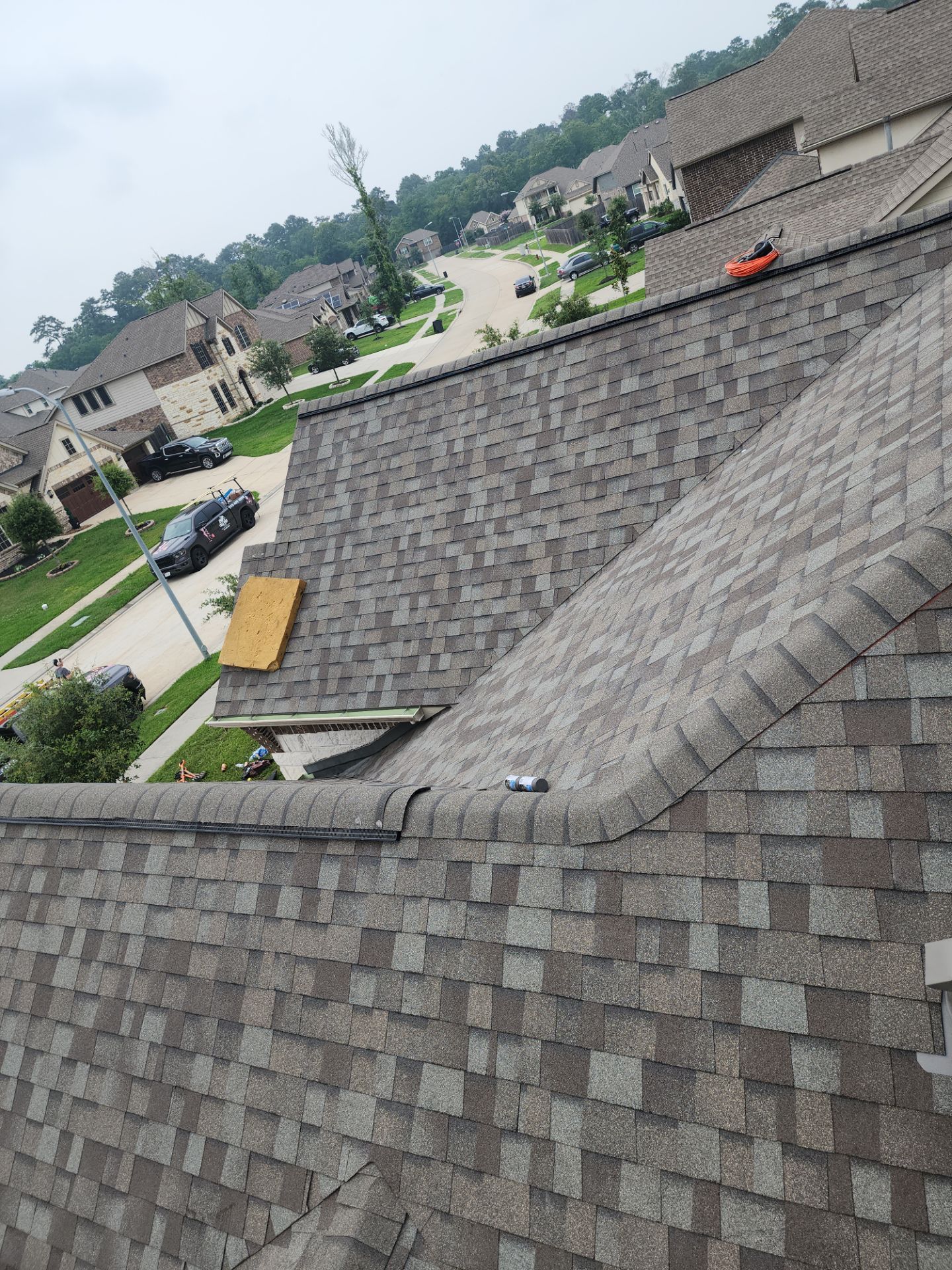 Residential Roofing Installation using Owen's Corning Duration (Lifetime) Shingles by Roof Repair Company
