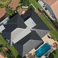 24ga 1.5" Mechanical Seam Matte Black by Total Roofing System The Metal Roof Experts