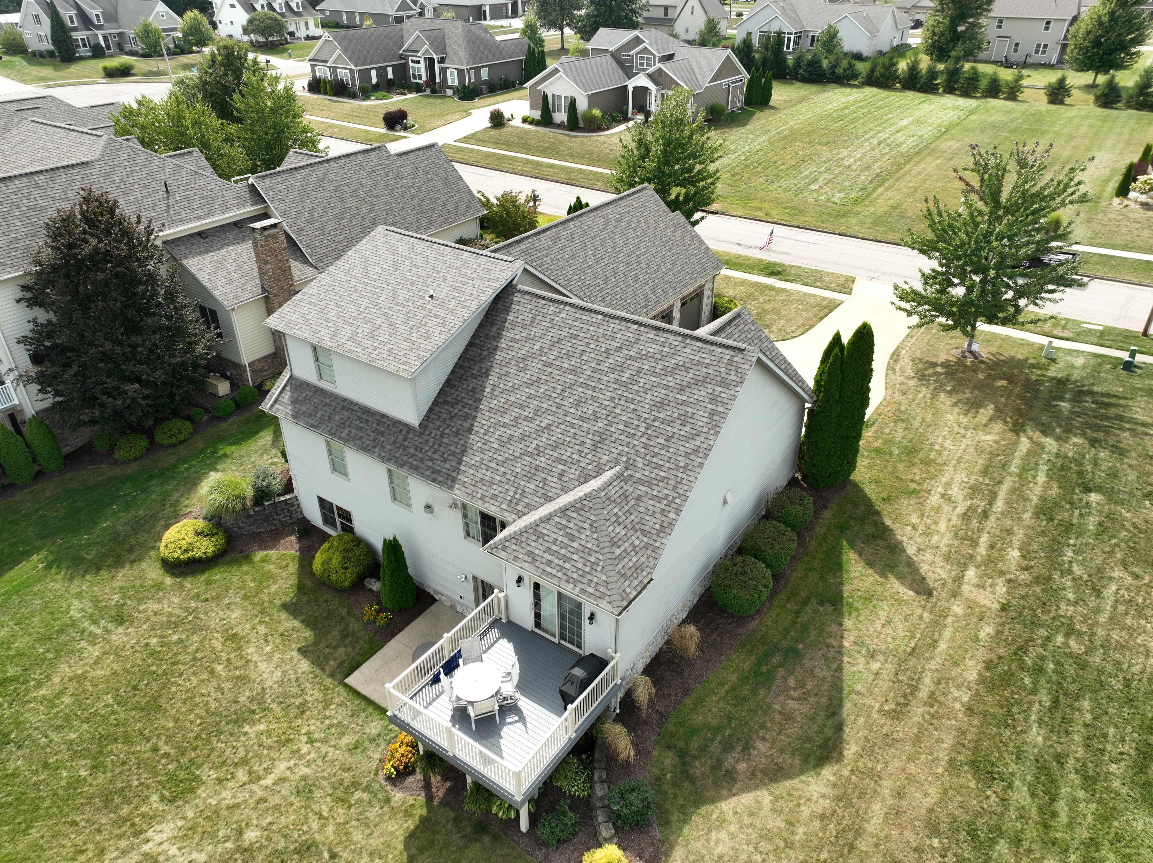 Project in Wooster by Cornerstone Roofing And Siding