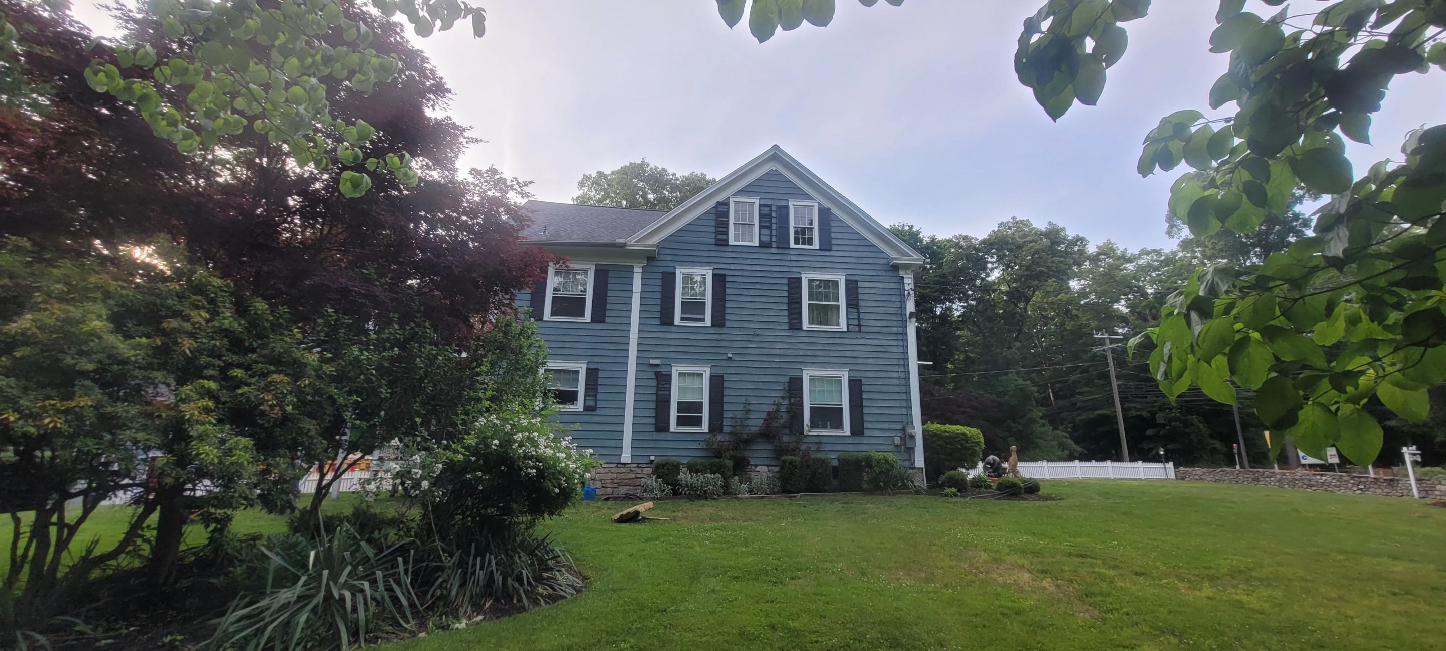 DiGiorgi Roofing & Siding INC in Weston, CT with a brand new roof! by DiGiorgi Roofing and Siding Inc