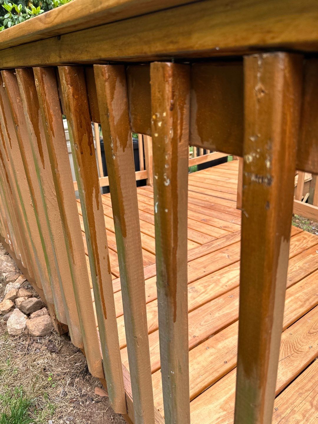 Weathered Deck using AcryFin by DuraSeal