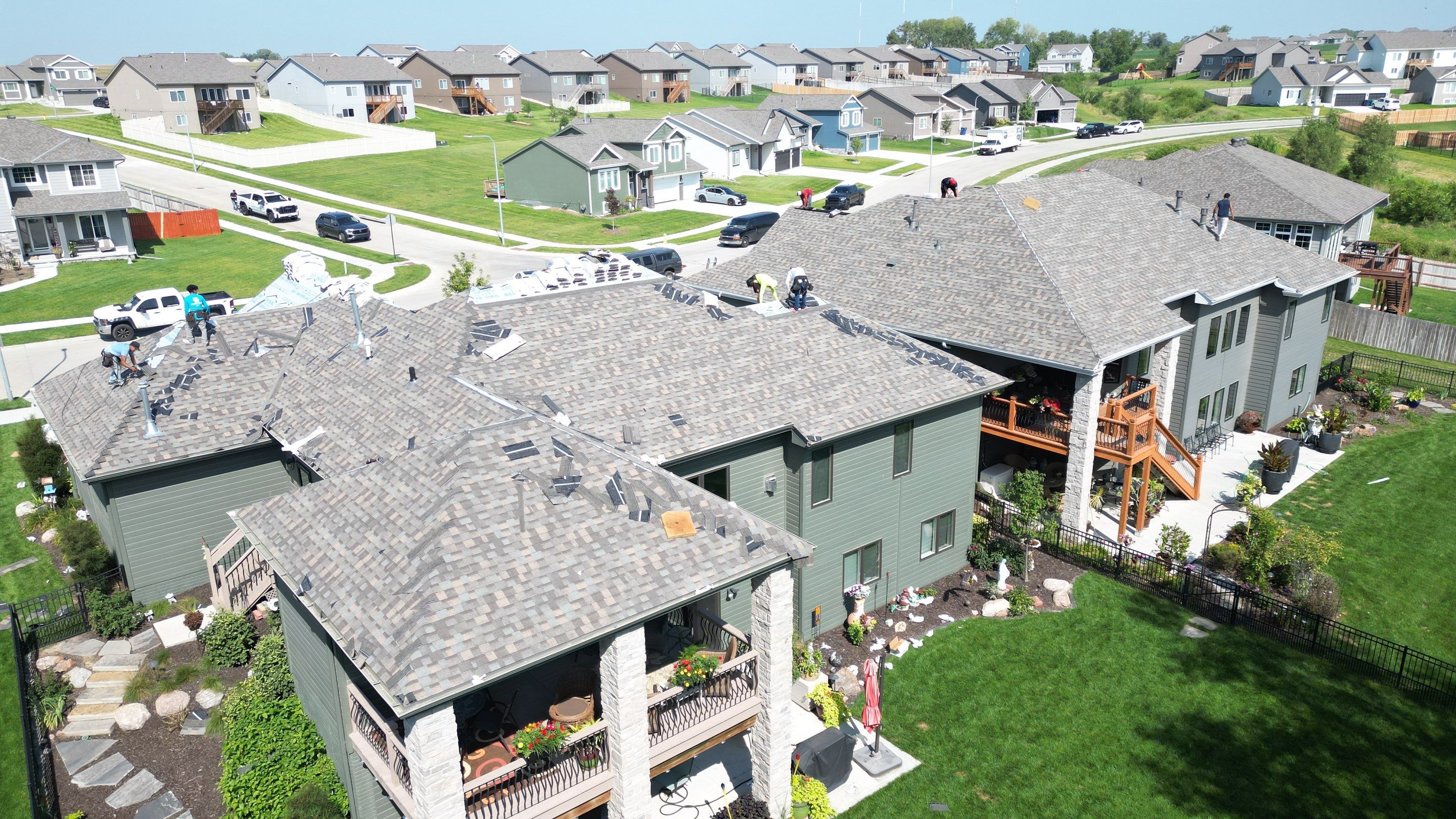 Residential Roofing Installation using IKO Nordic Cornerstone Impact Resistant Class 4 by Lightning Exteriors