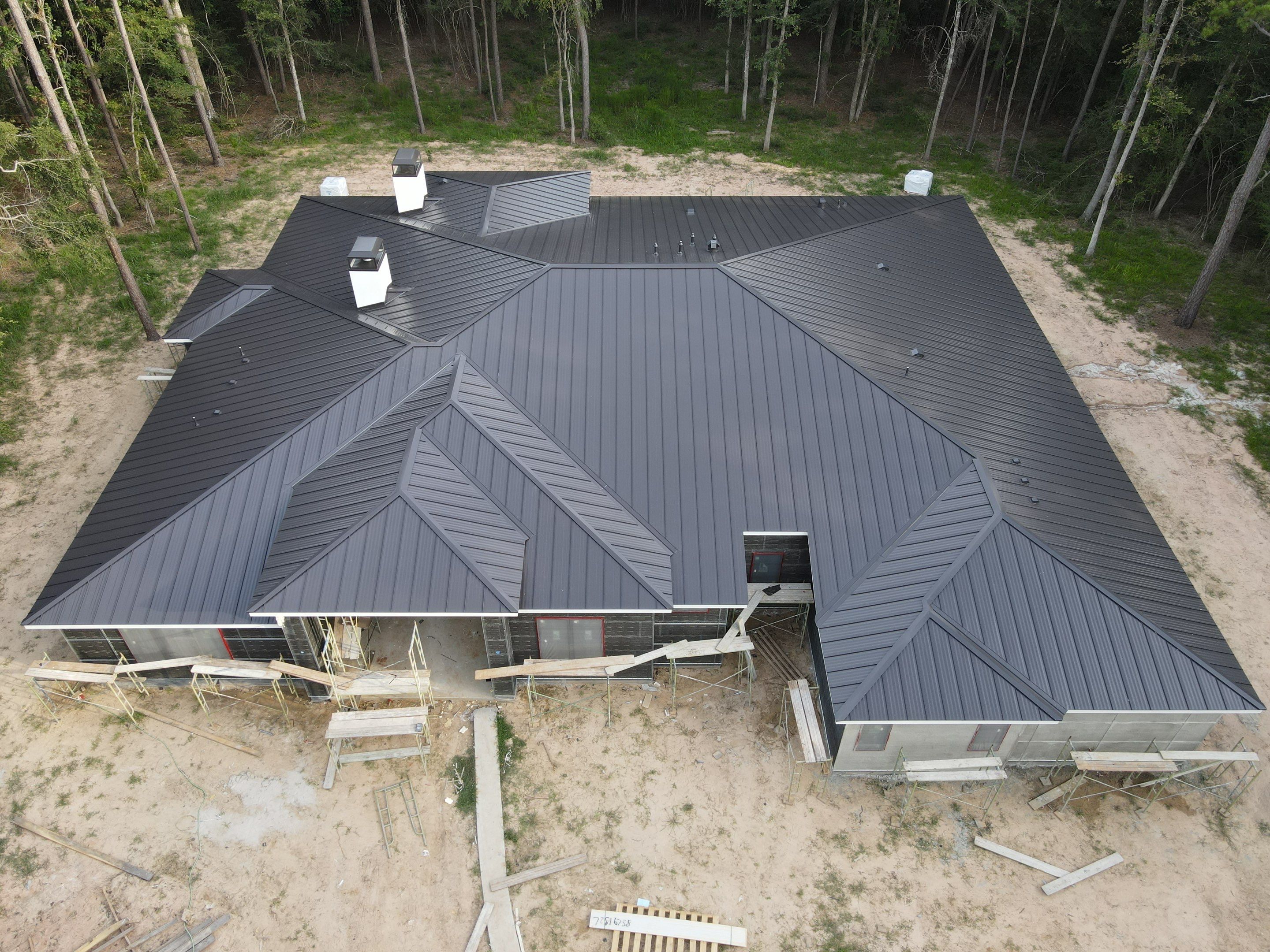 Sleek Metal Roof by Level 7 Companies