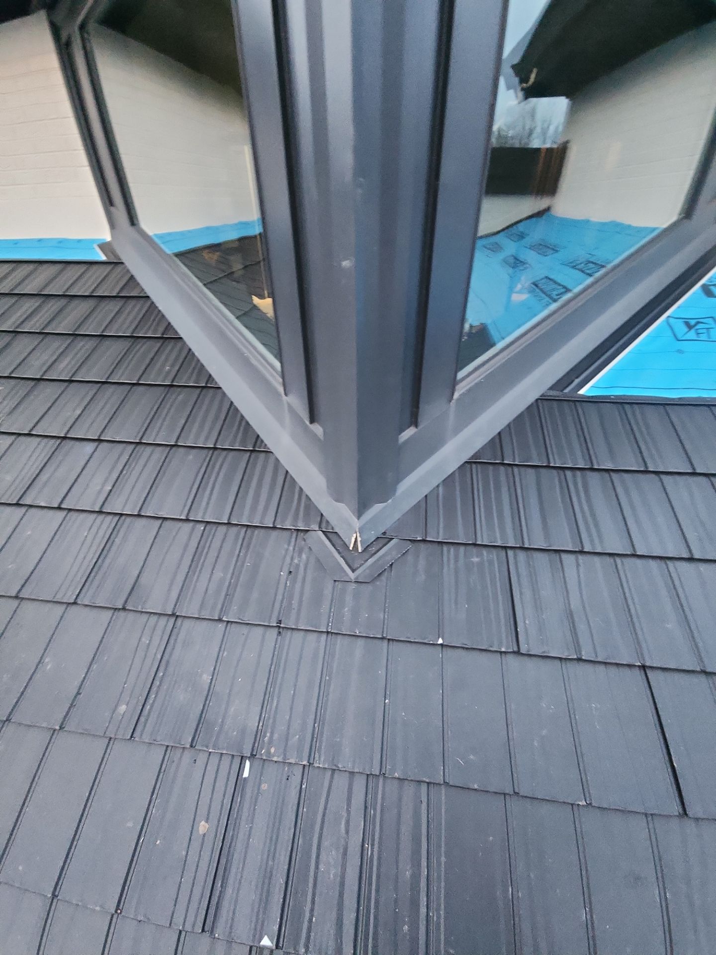 Black Frost Metal Shake Roof & Modern Exterior Renovation – Fort Wayne, IN by 4Ever Metal Roofing