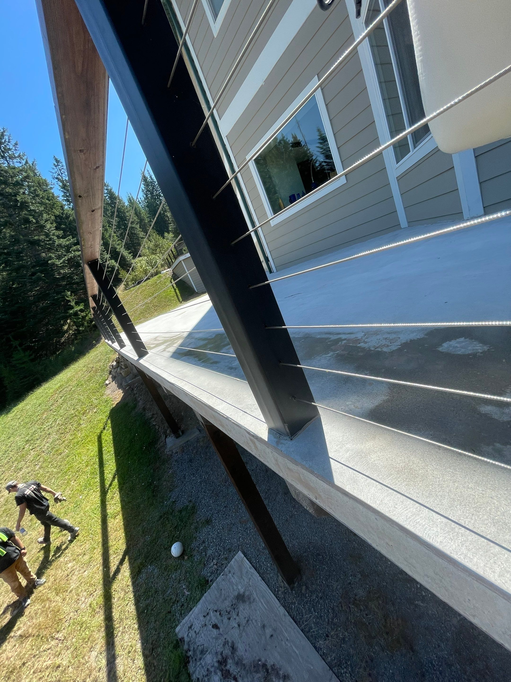 Patio Transformation using Greystone 1/8" by Croc Coatings, LLC