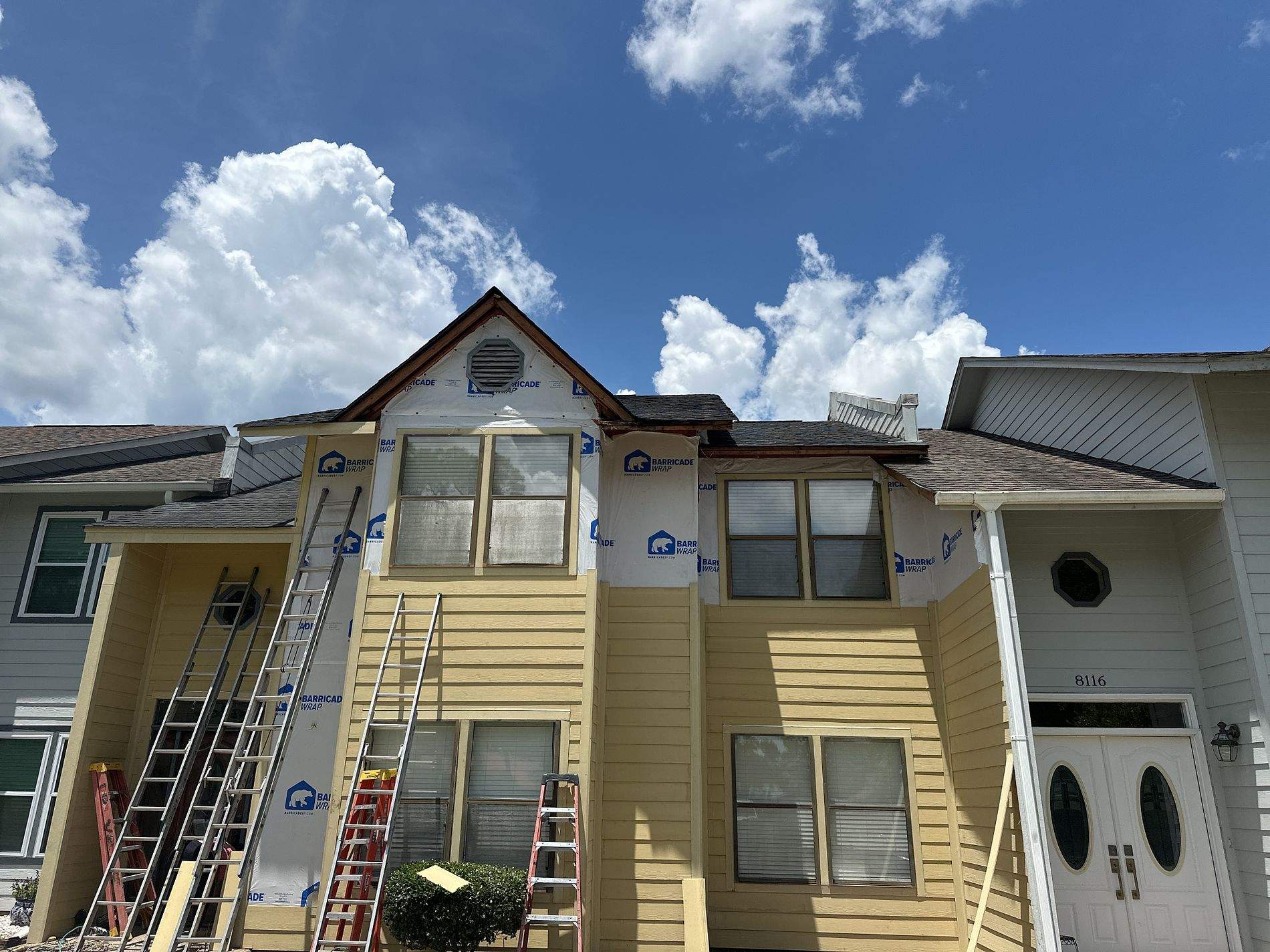 Siding Installation with James Hardie Primed Smooth Lap Siding | Gautier, MS by Watkins Construction & Roofing