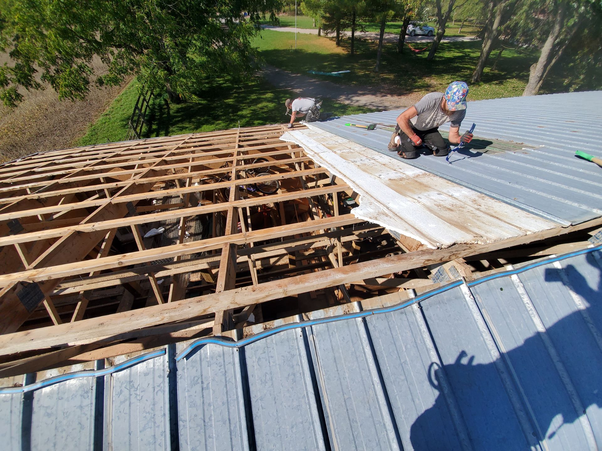 Exposed Fastener Metal Roof using exposed fastener by Jay Carter Roofing & Sheet Metal