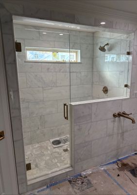 Frameless Shower Install 