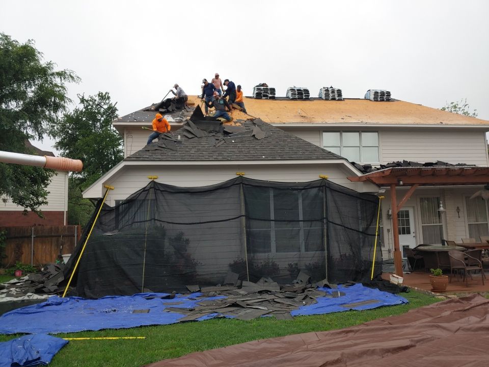 Austin Residential Roof Replacement Featuring IKO Glacier Architectural Shingles by Caliber Restoration LLC